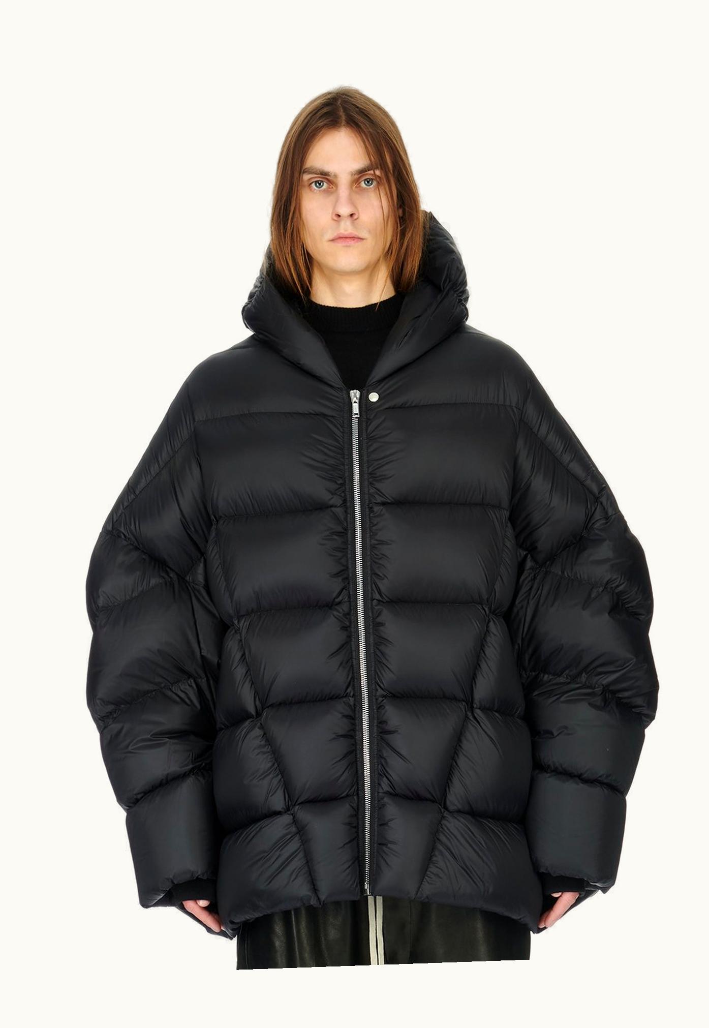 Rick Owens Rick Owens FW23 Luxor Duvet Jumbo Peter In Black Recycled Nylon