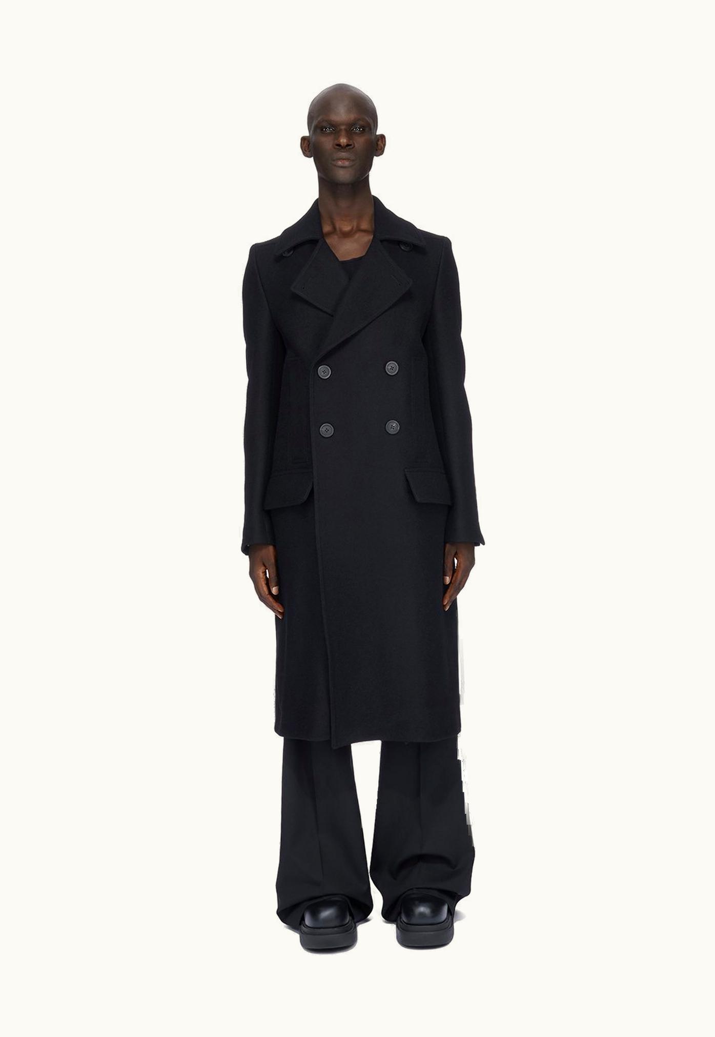 Rick Owens Rick Owens FW23 Luxor Slim Drella In Black Felted Wool