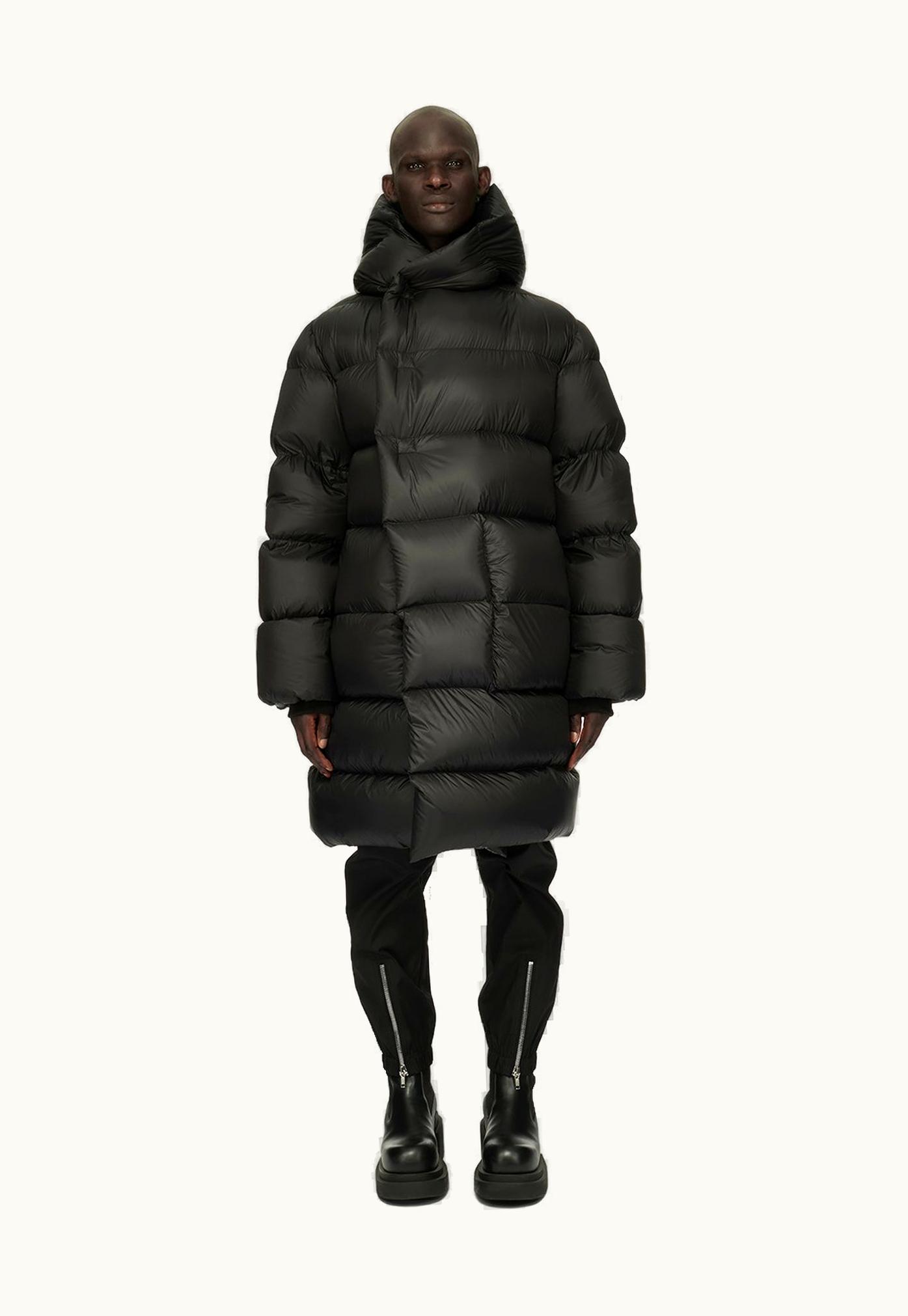 Rick Owens Rick Owens Luxor LS Hooded Liner In Black Recycled Nylon