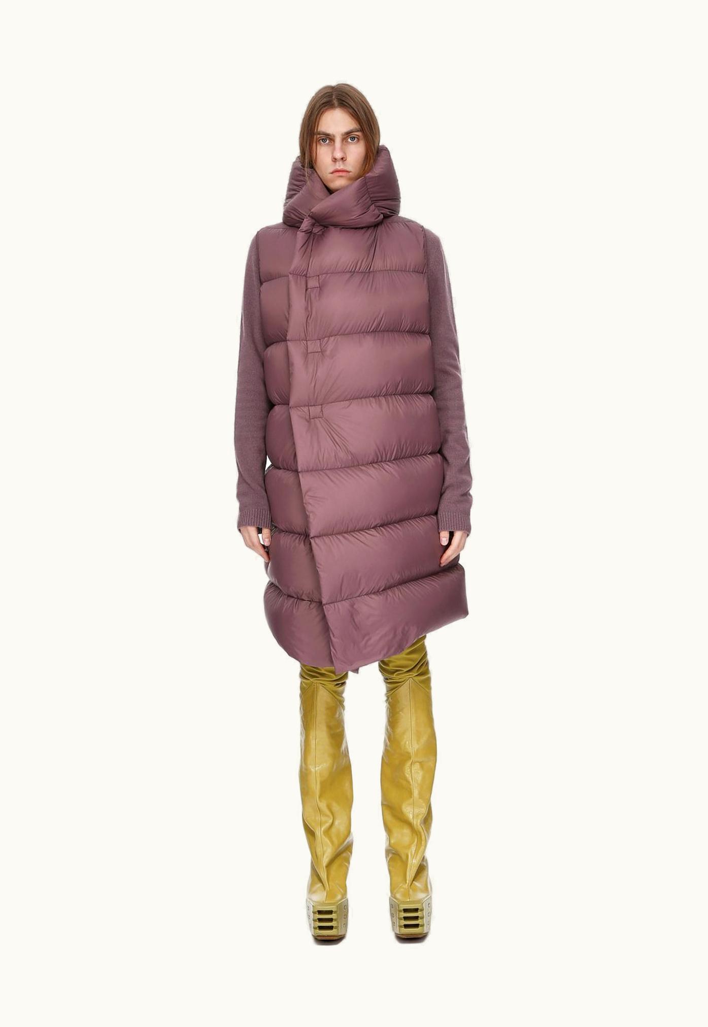 Rick Owens Rick Owens FW23 Luxor Hooded Liner In Amethyst Purple Recycled Nylon