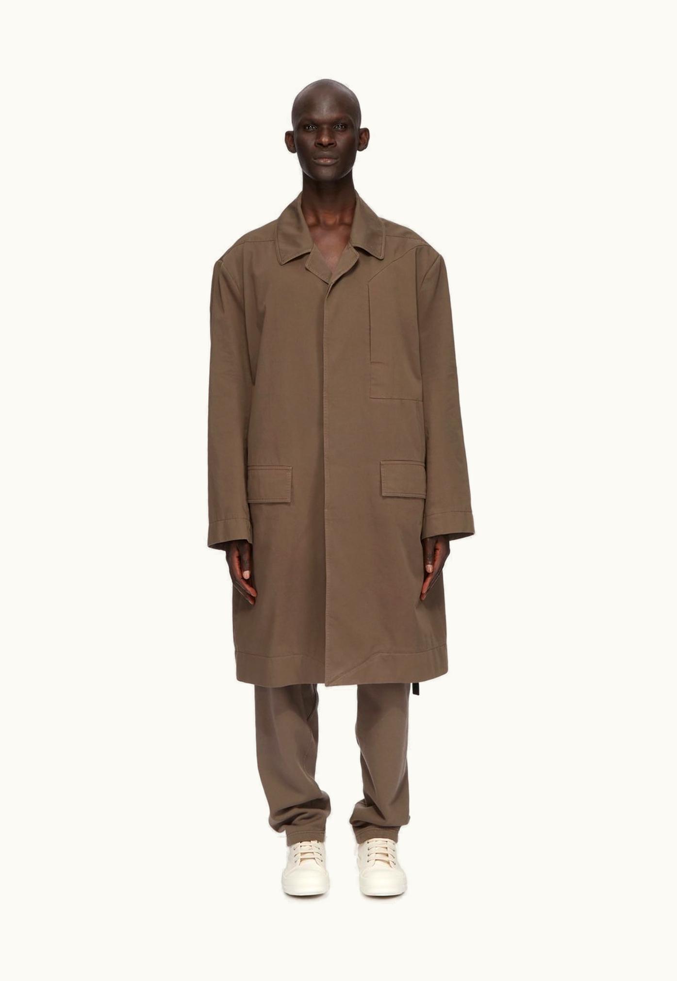 Rick Owens Rick Owens DRKSHDW SS24 Lido Jumbo Mac In Dust Cotton Twill