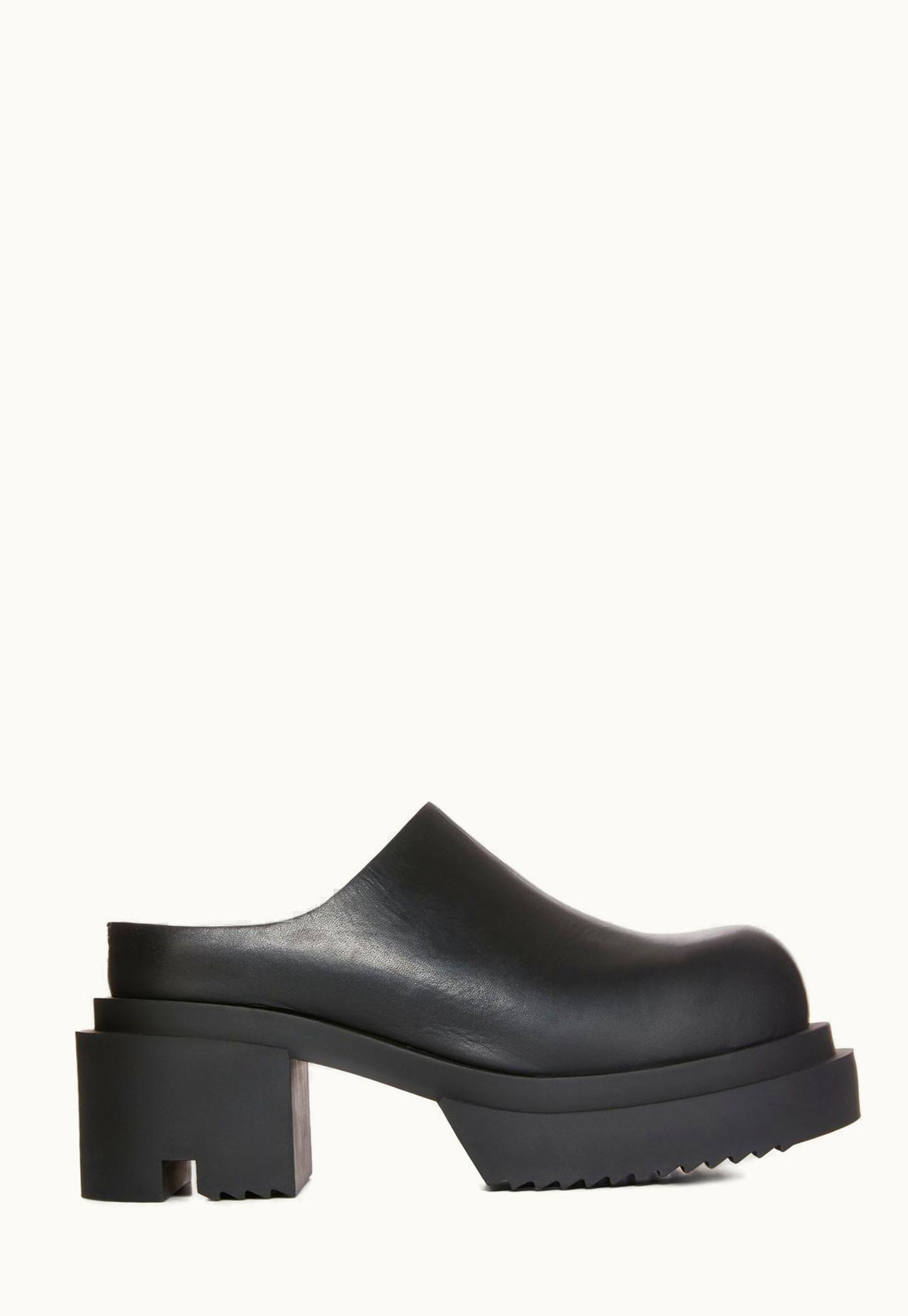 Rick Owens Rick Owens SS24 Lido Bogun Slide In Groppone Cow Leather