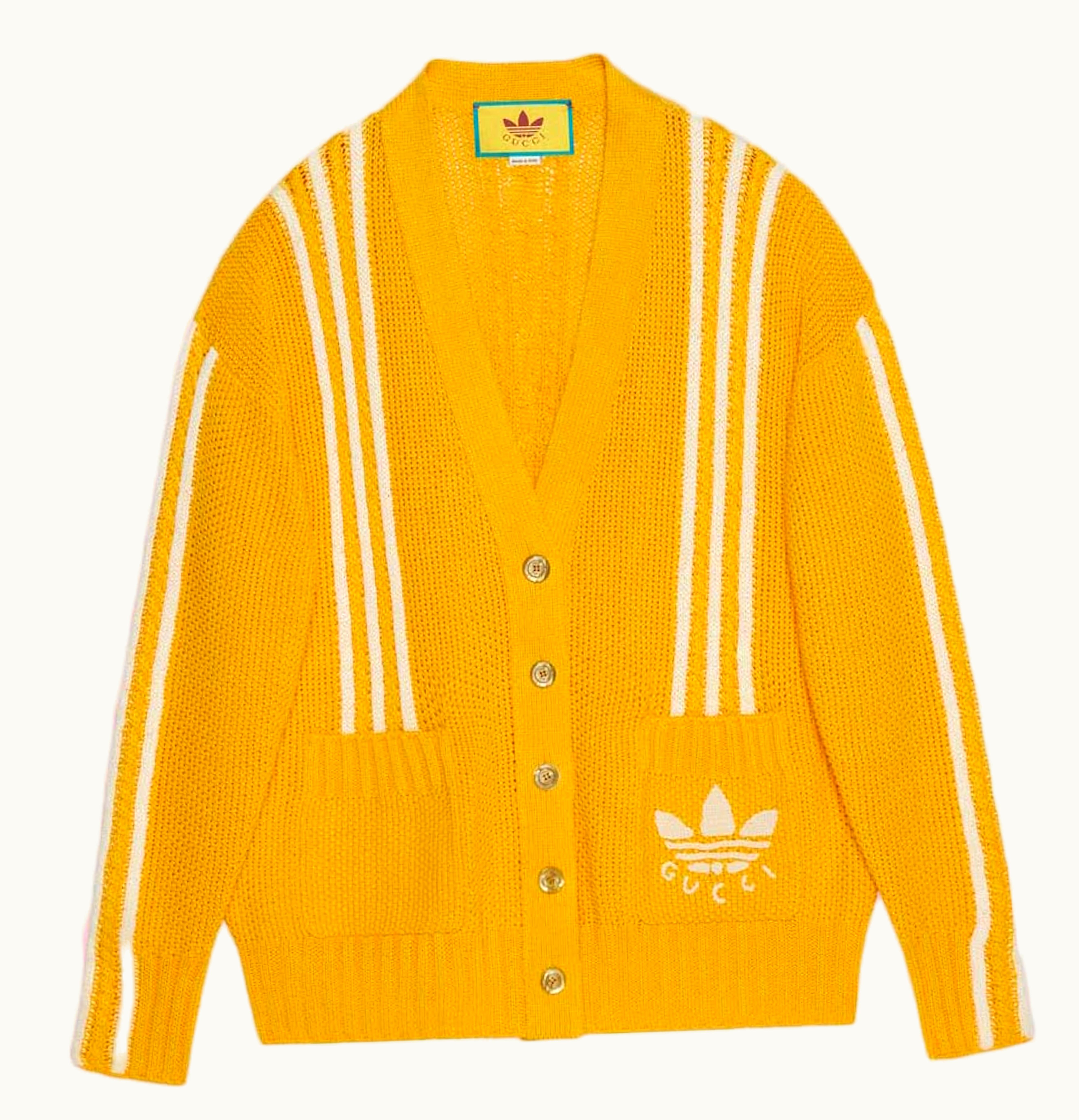 Gucci Gucci x adidas Cardigan Yellow