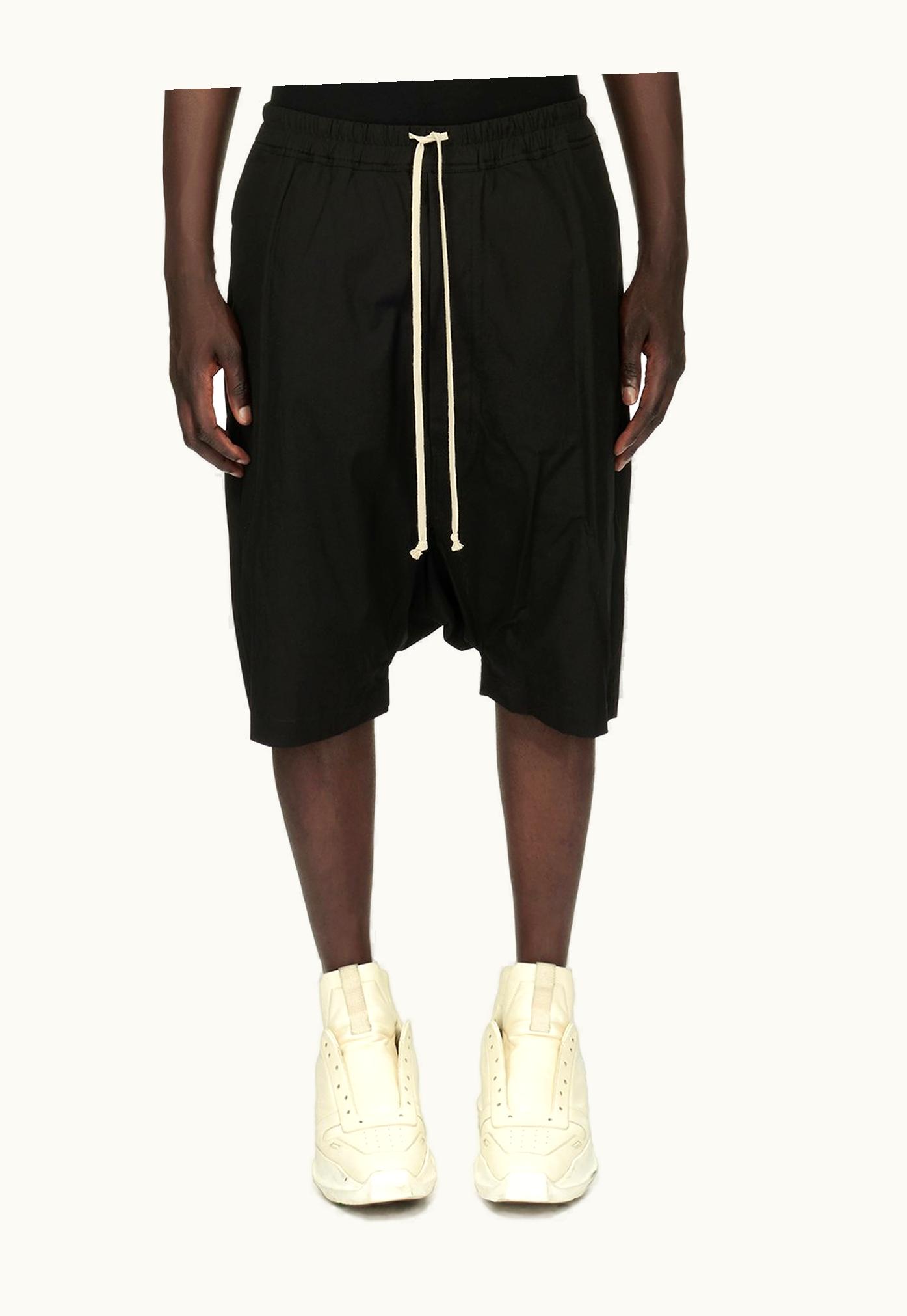 Rick Owens Rick Owens Forever RICK's Pods In Black Heavy Cotton Poplin