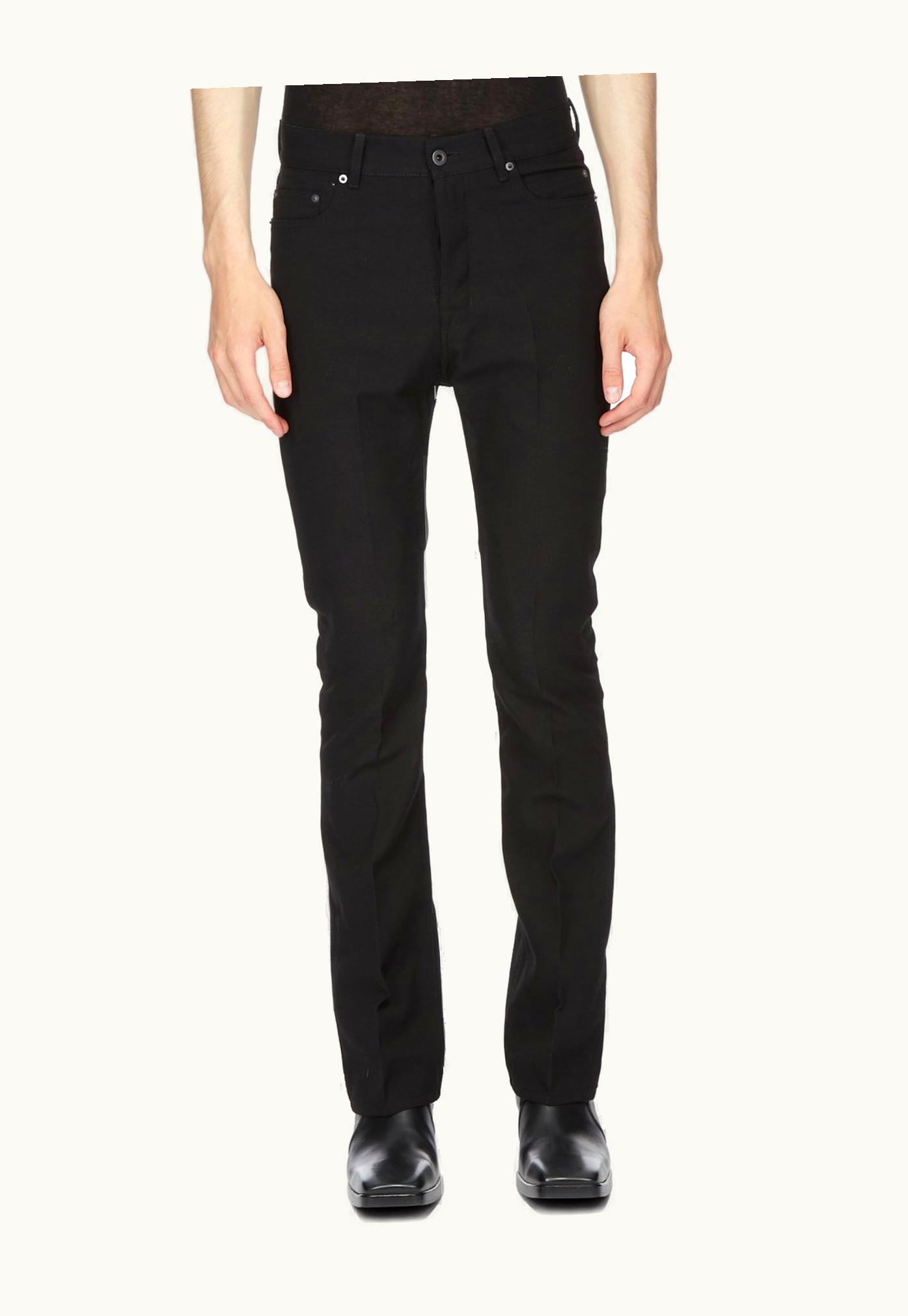 Rick Owens Rick Owens SS24 Lido Jim Cut In Black Recycled Polyester Twill