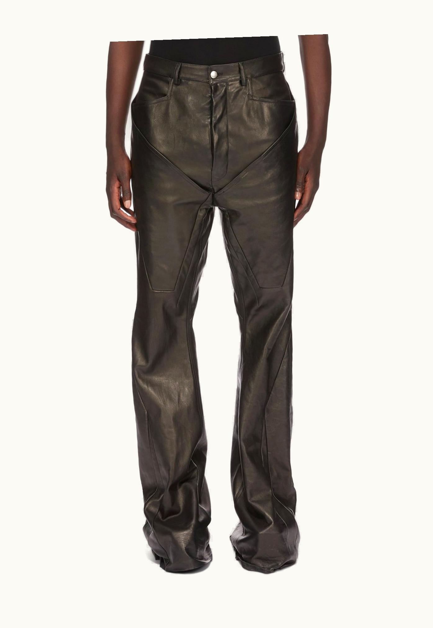 Rick Owens Rick Owens SS24 Lido Slivered In Black Veg Nappa Lamb