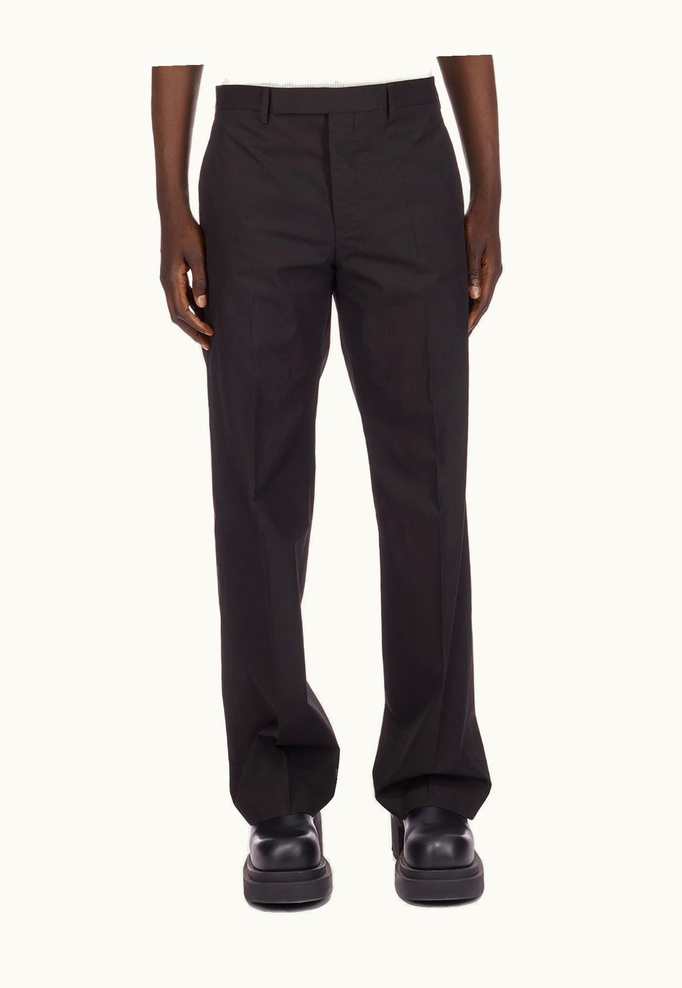 Rick Owens Rick Owens SS24 Lido Tailored Dietrich In Black Cotton Poplin