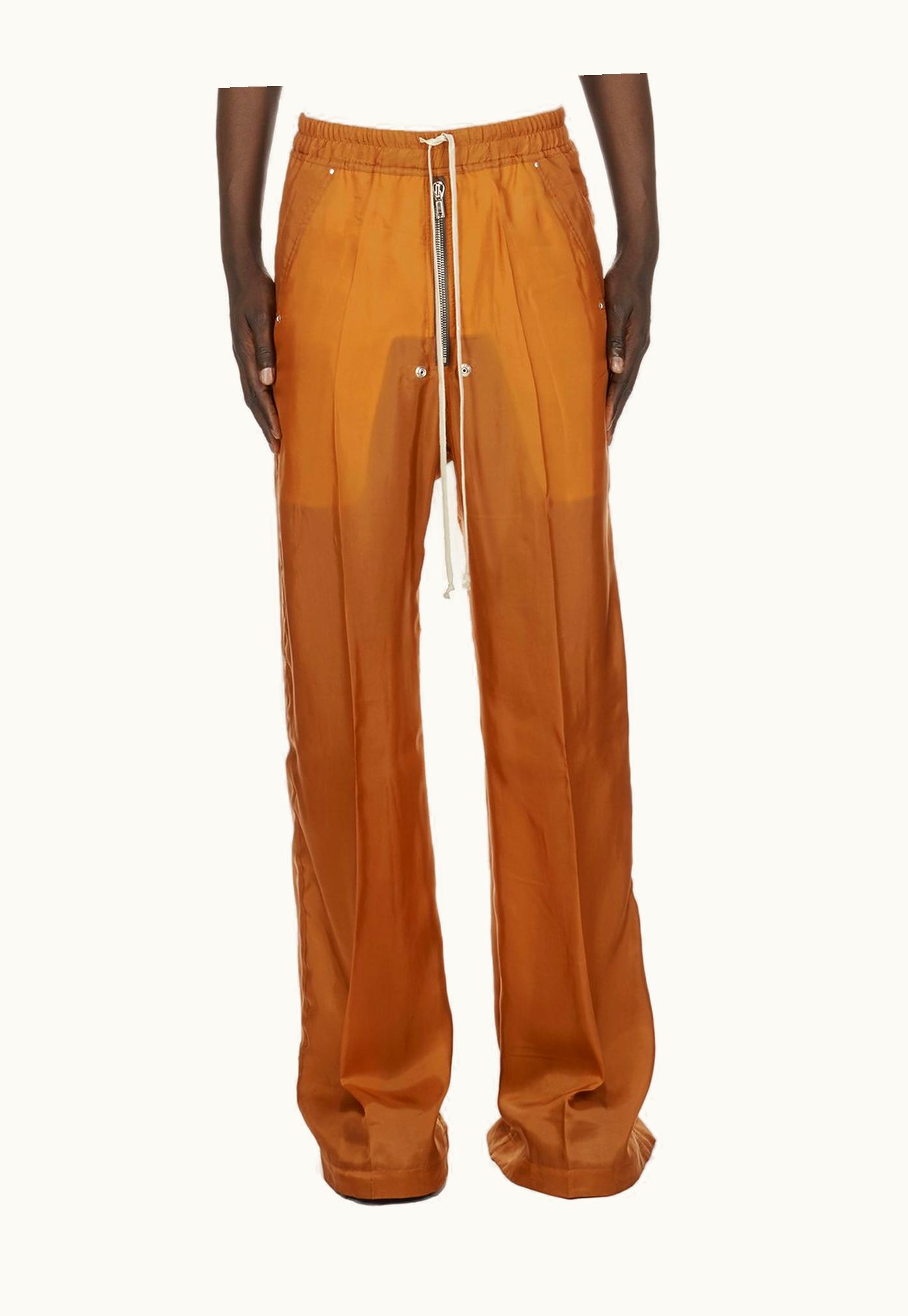 Rick Owens Rick Owens SS24 Lido Wide Bela Pants In Clay Cupro Japonette