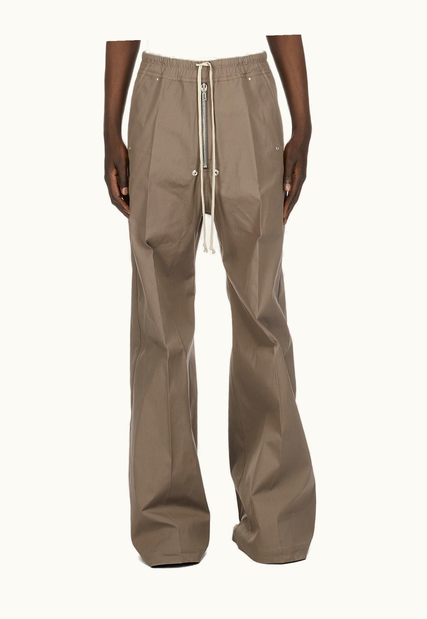 Rick Owens Rick Owens SS24 Lido Wide Bela Pants In Dust Heavy Cotton Poplin