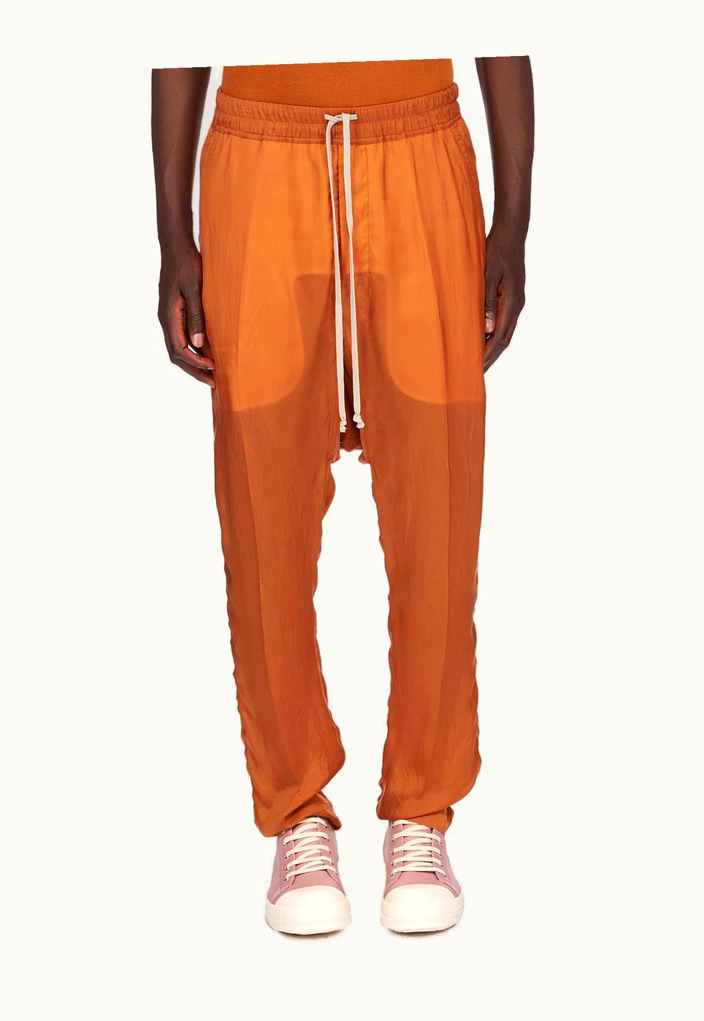 Rick Owens Rick Owens SS24 Lido Drawstring Long In Clay Cupro Japonette