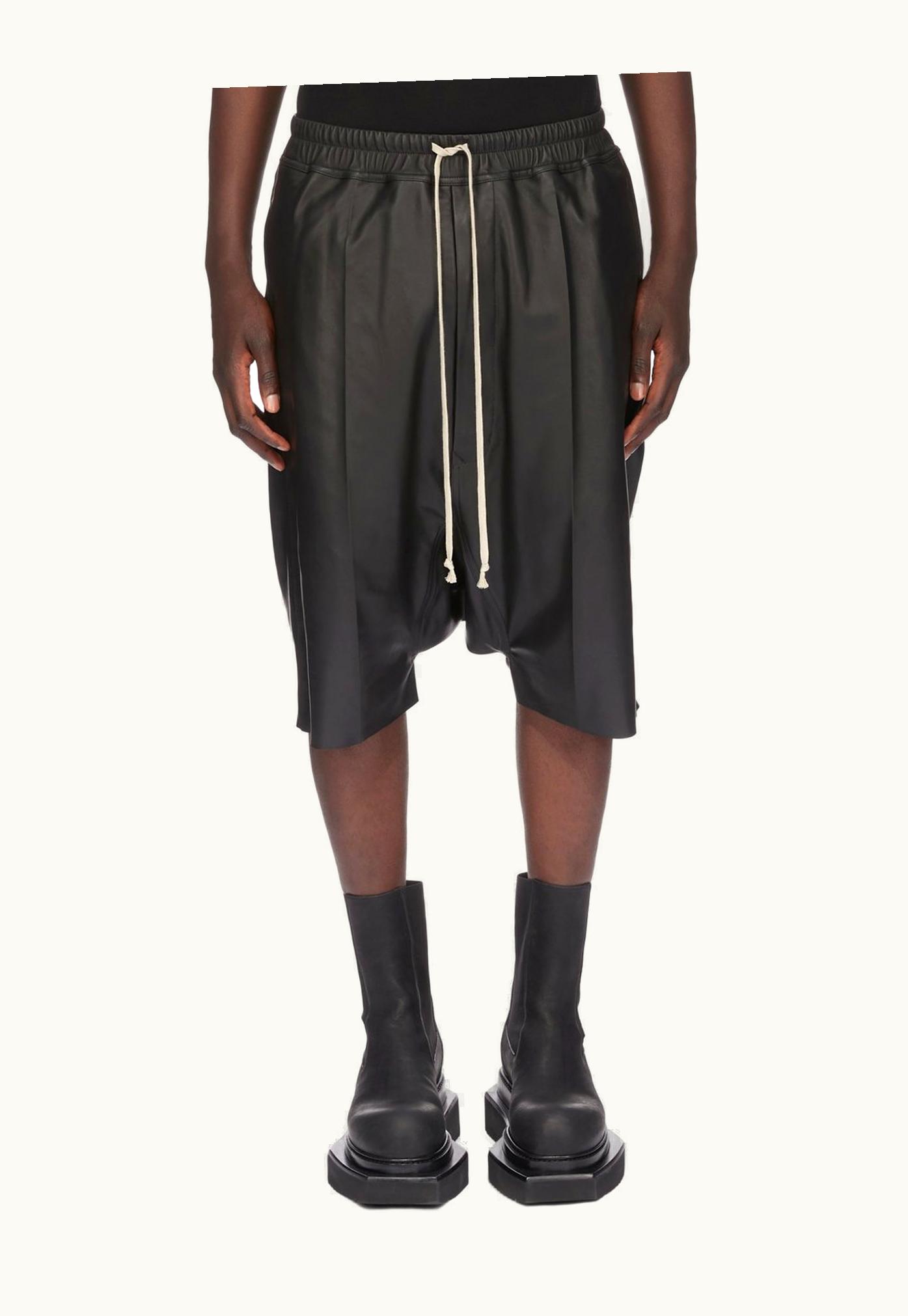 Rick Owens Rick Owens SS24 Lido RICK's Pods In Black Peached Lamb Skin