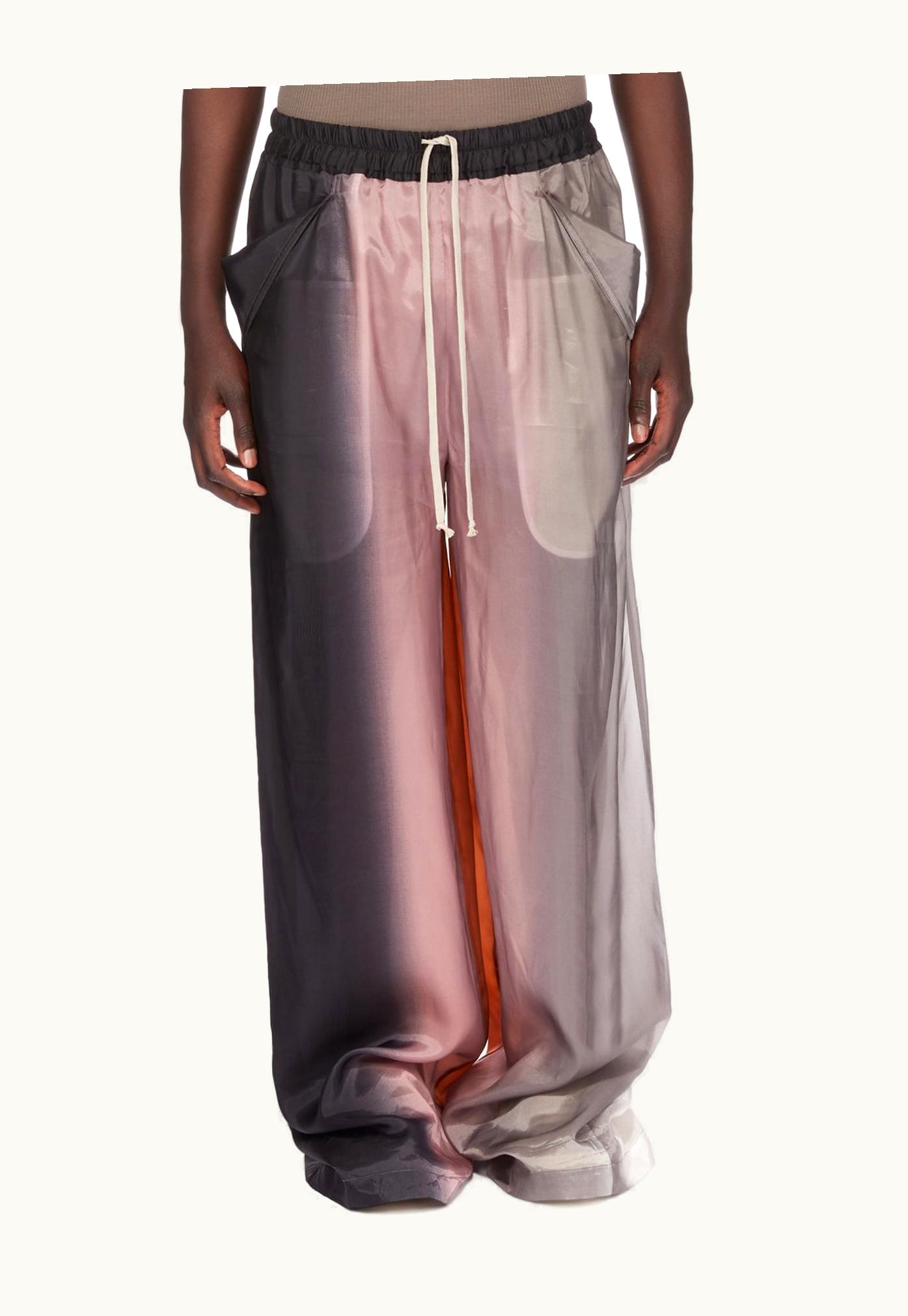 Rick Owens Rick Owens SS24 Lido Lido Degrade Cupro Wide Leg Pants
