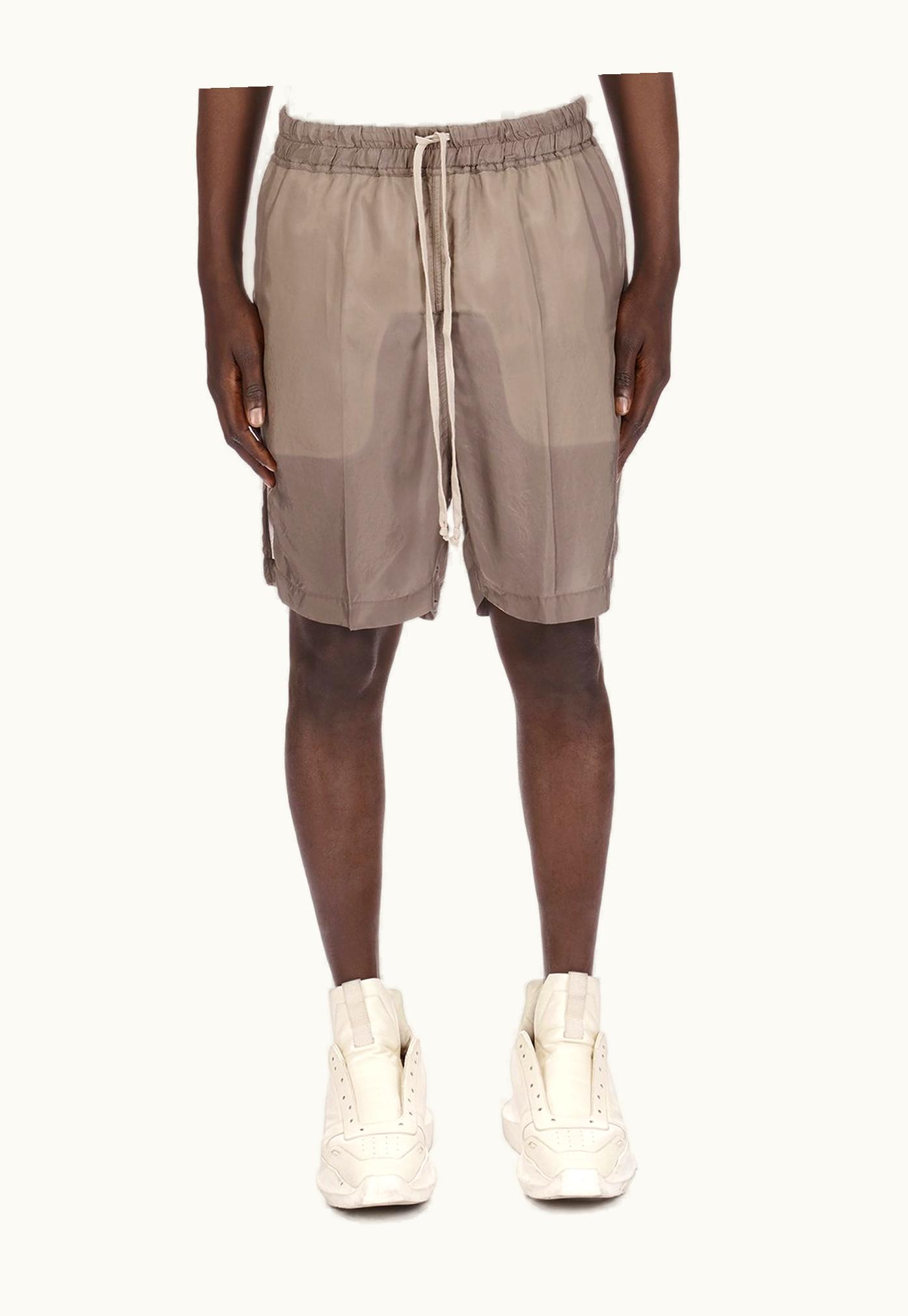 Rick Owens Rick Owens SS24 Lido Boxers In Dust Cupro Japonette