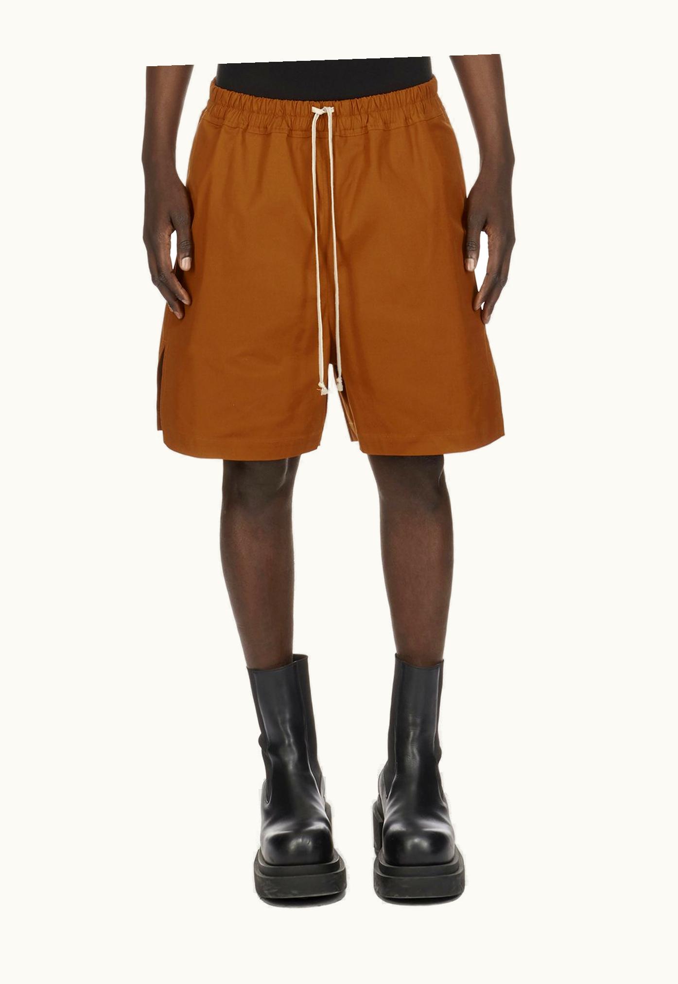 Rick Owens Rick Owens SS24 Lido Boxers In Clay Heavy Cotton Poplin