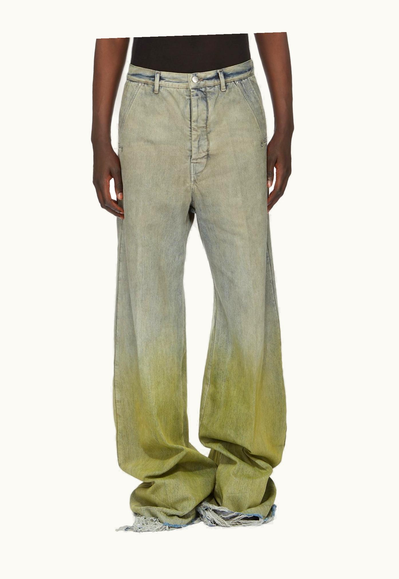 Rick Owens Rick Owens FW23 Luxor Runway Tailored Belas In 13oz Acid Degrade Denim