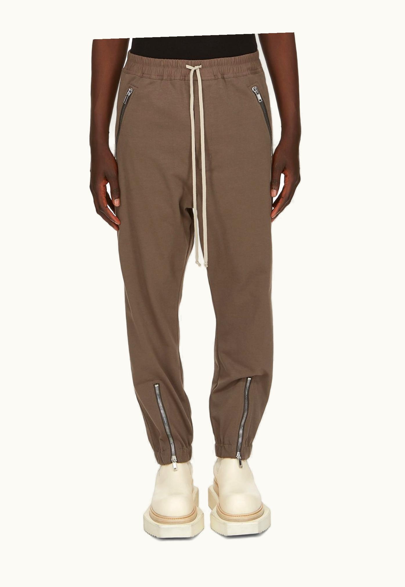 Rick Owens Rick Owens FW23 Luxor Tecuatl Track Pant In Dust Heavy Jersey