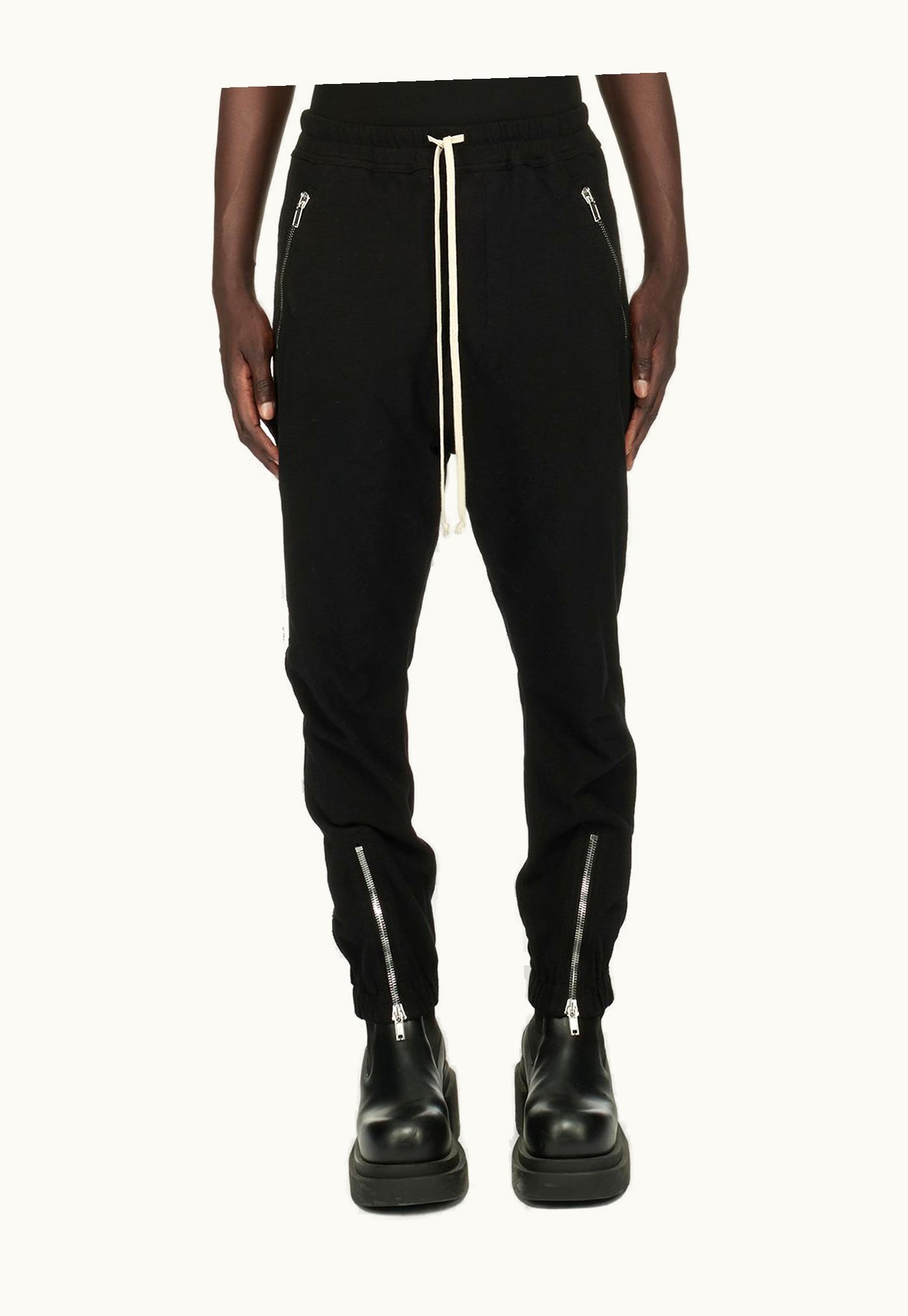 Rick Owens Rick Owens FW23 Luxor Tecuatl Track Pant In Black Bigarzato Jersey