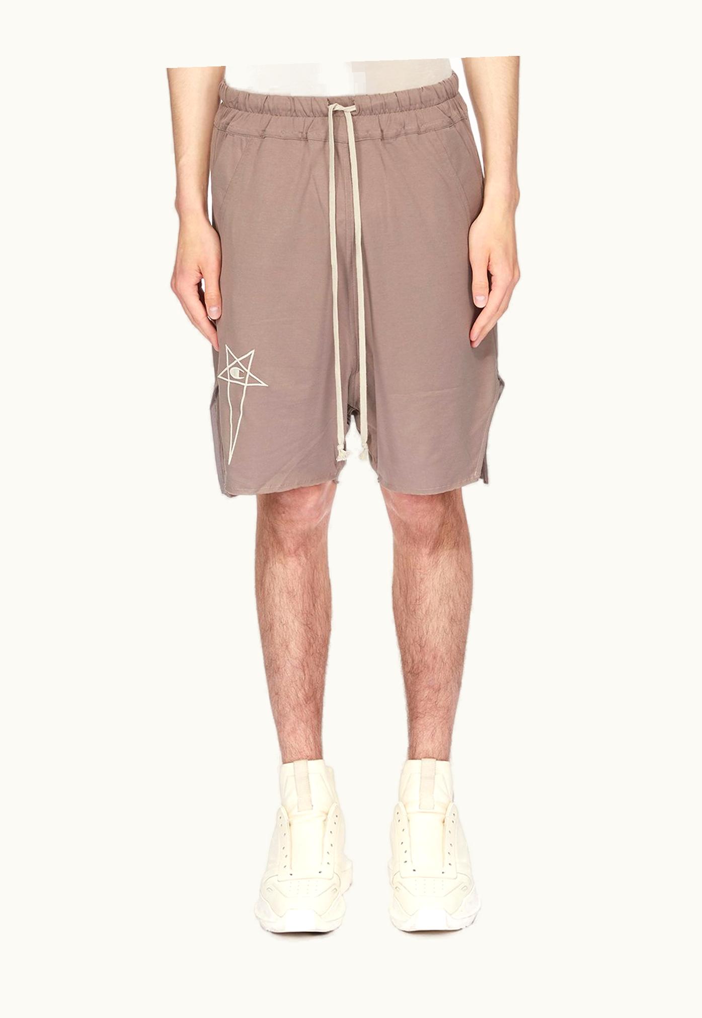 Rick Owens Champion X Rick Owens Beveled Pods In Dust Grey Medium Weight Cotton Jersey