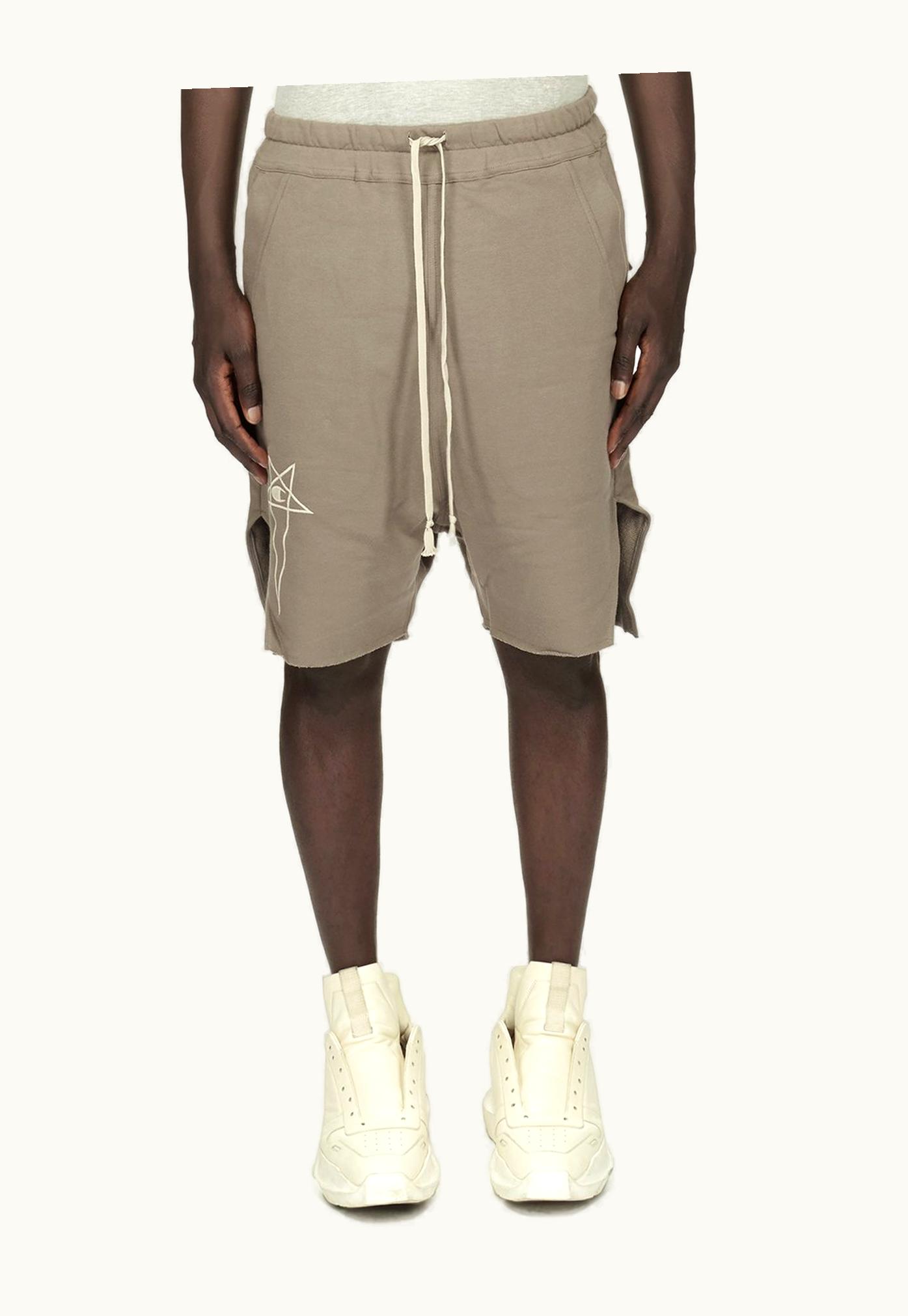 Rick Owens Champion X Rick Owens Beveled Pods In Dust Grey Compact Cotton Felpa