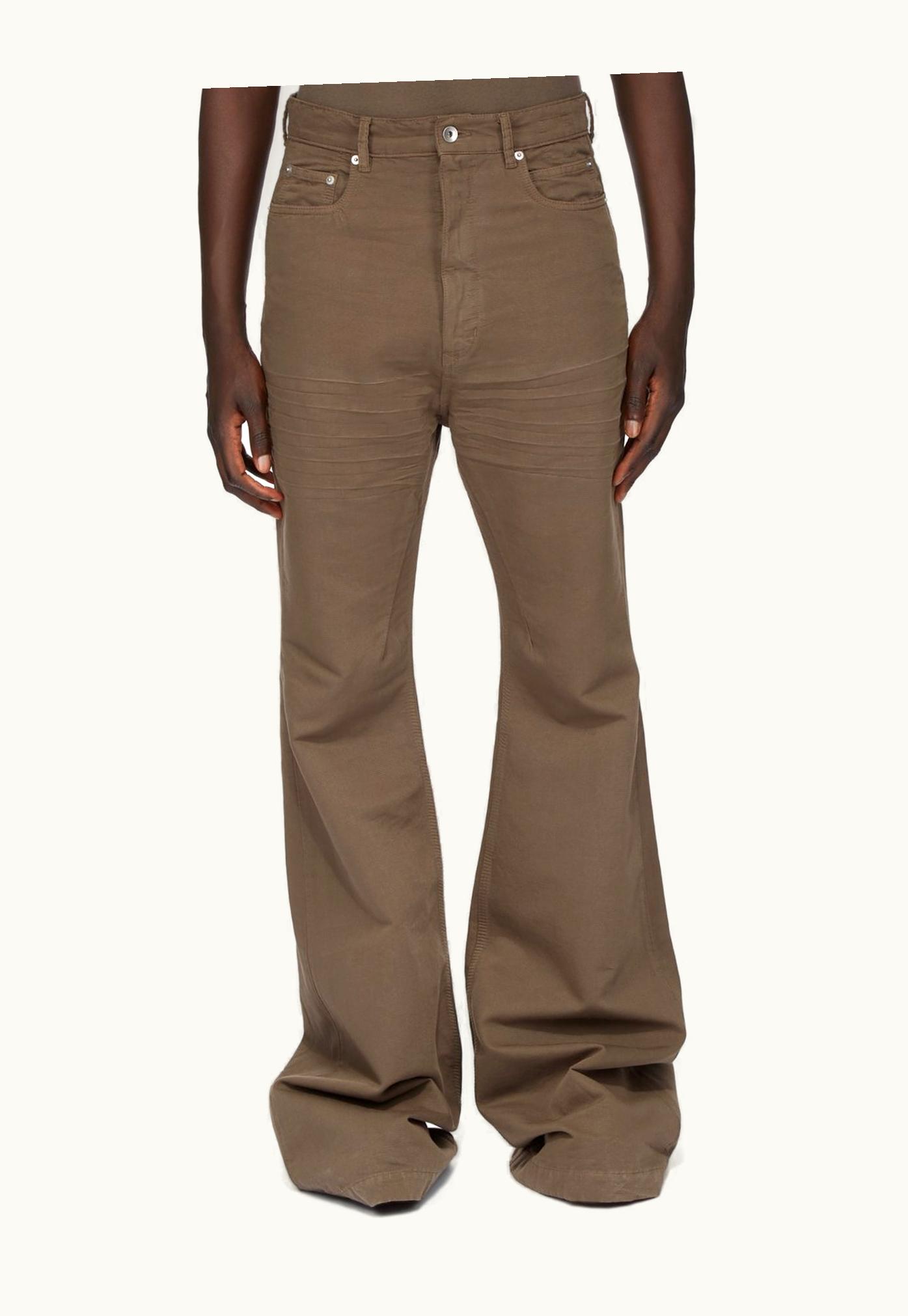 Rick Owens Rick Owens DRKSHDW SS24 Lido Bolan Bootcut In Dust Cotton Barre