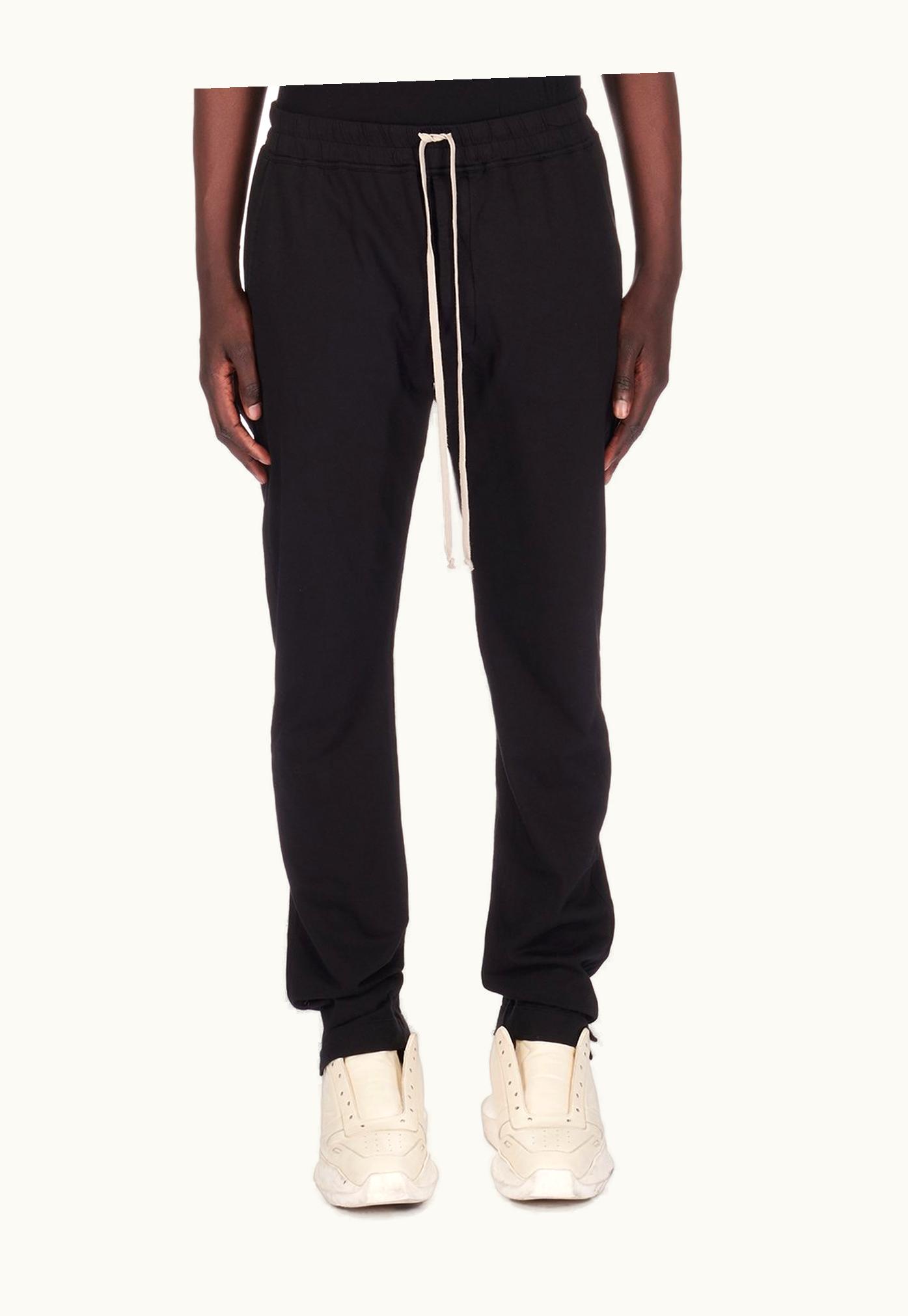 Rick Owens Rick Owens DRKSHDW SS24 Lido Berlin Drawstring In Black Medium Weight Cotton Jersey