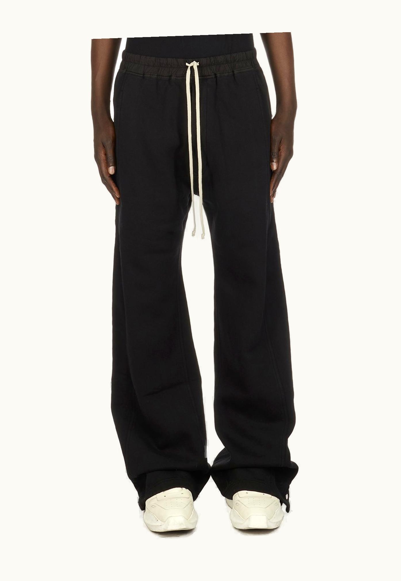 Rick Owens Rick Owens DRKSHDW SS24 Lido Pusher Pants In Black Furka Heavy Sweatshirt