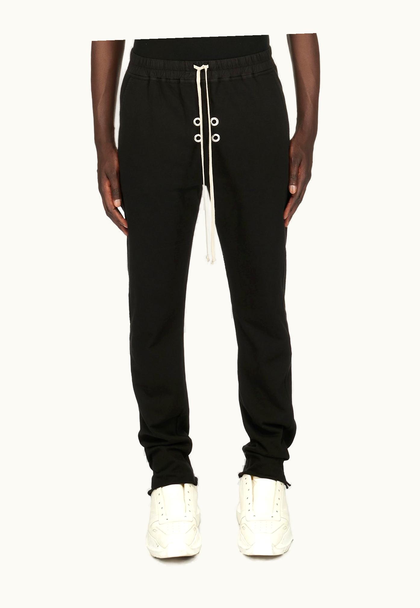 Rick Owens Rick Owens DRKSHDW FW23 Luxor Berlin Drawstring In Blck Compact Heavy Cotton Jersey
