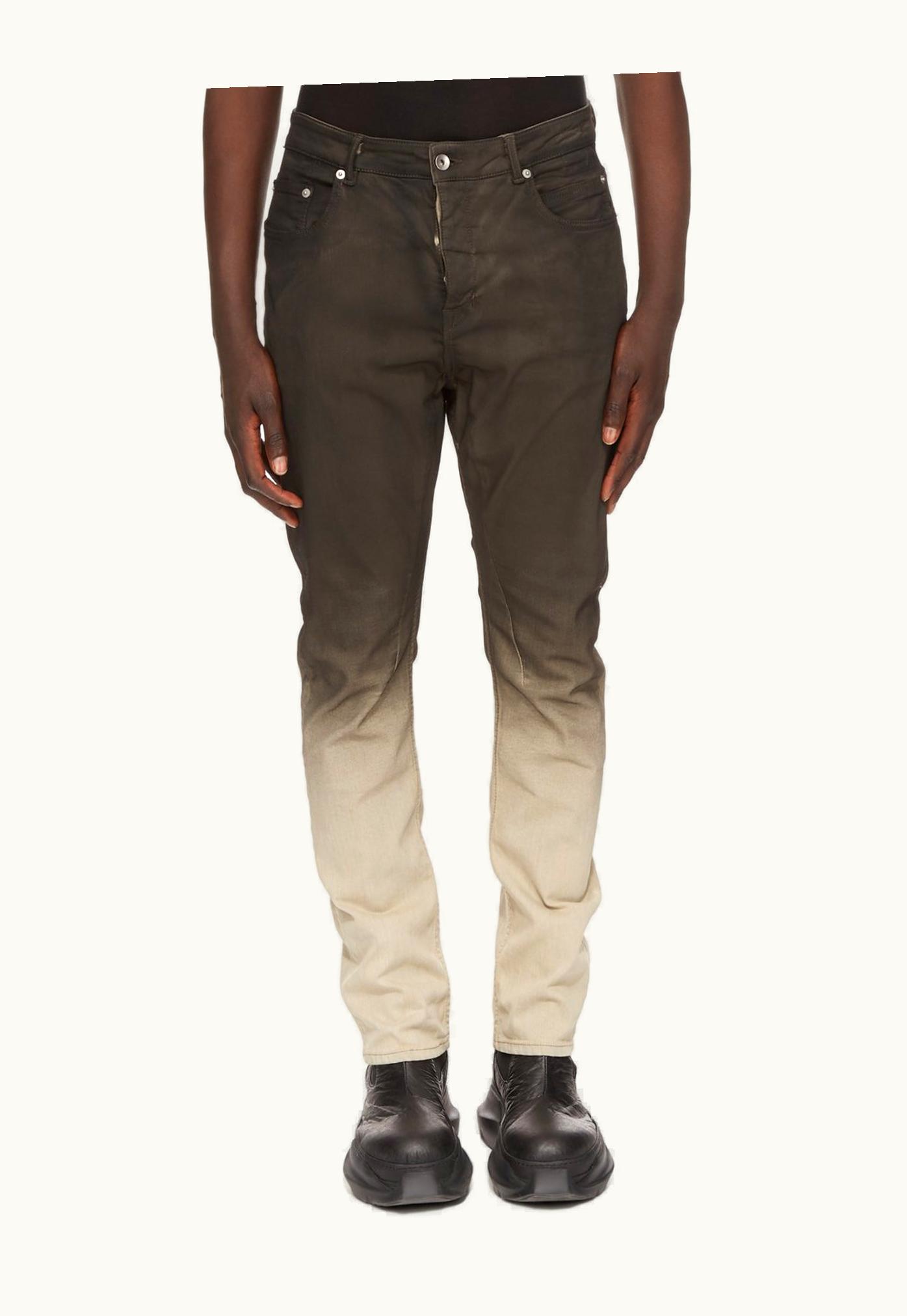 Rick Owens Rick Owens DRKSHDW FW23 Luxor Detroit Cut In Black Pearl Degrade Stretch Denim