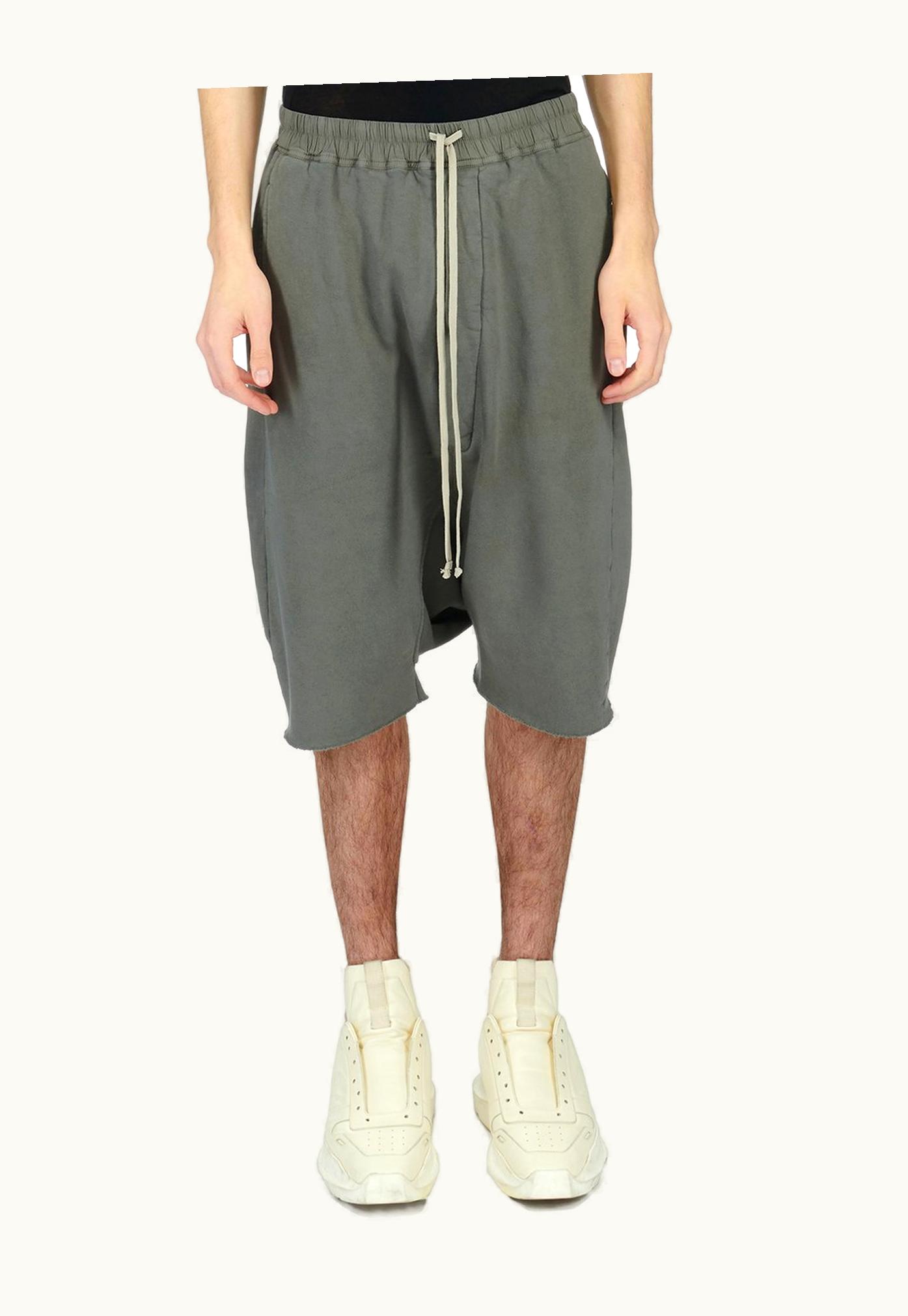 Rick Owens Rick Owens FW23 Luxor Drawstring Pods In Hustler Blue Furka Heavy Sweatshirt