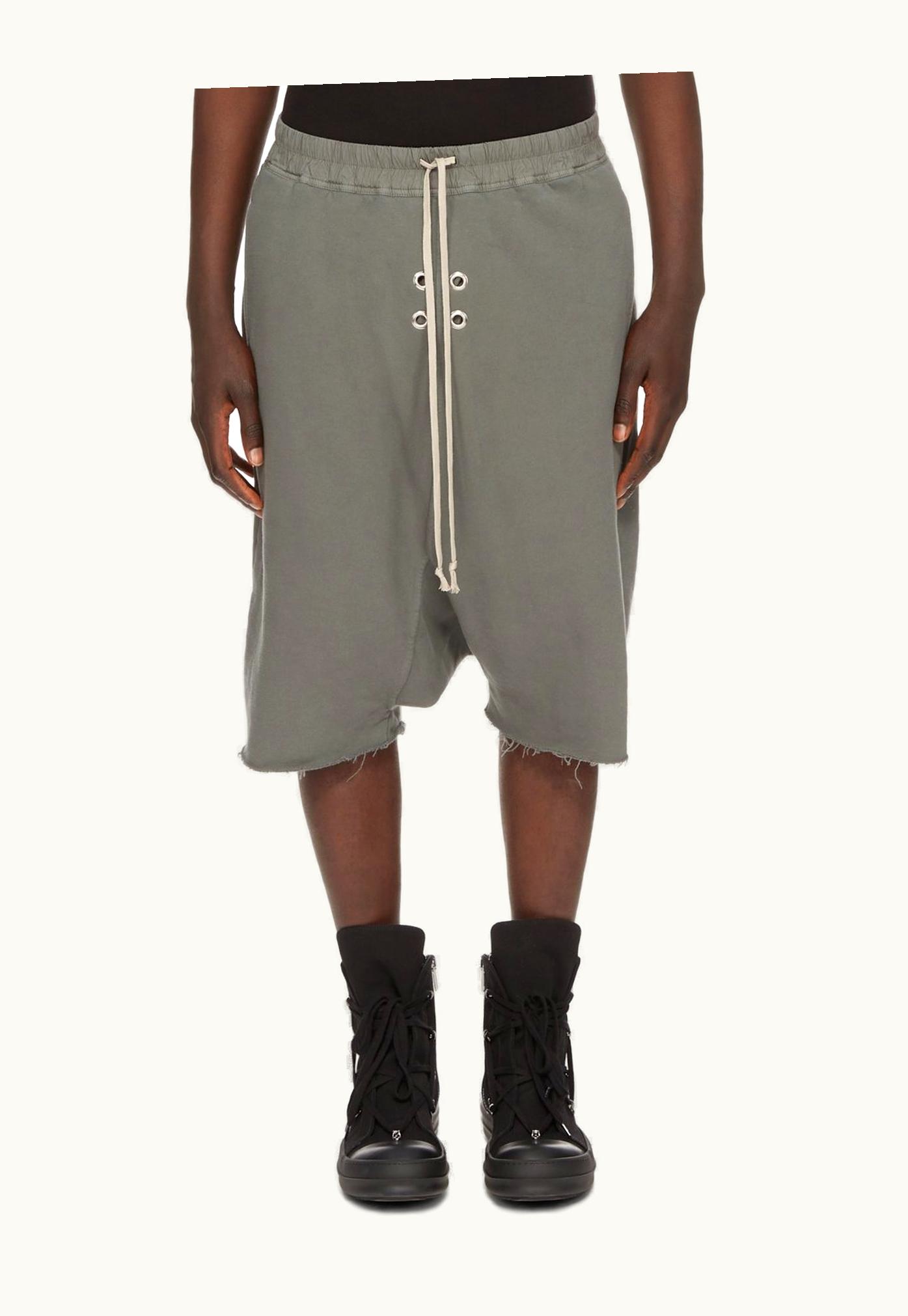 Rick Owens Rick Owens DRKSHDW FW23 Luxor Gimp Drawstring Pods In Hustler Blue Furka Heavy Sweatshirt