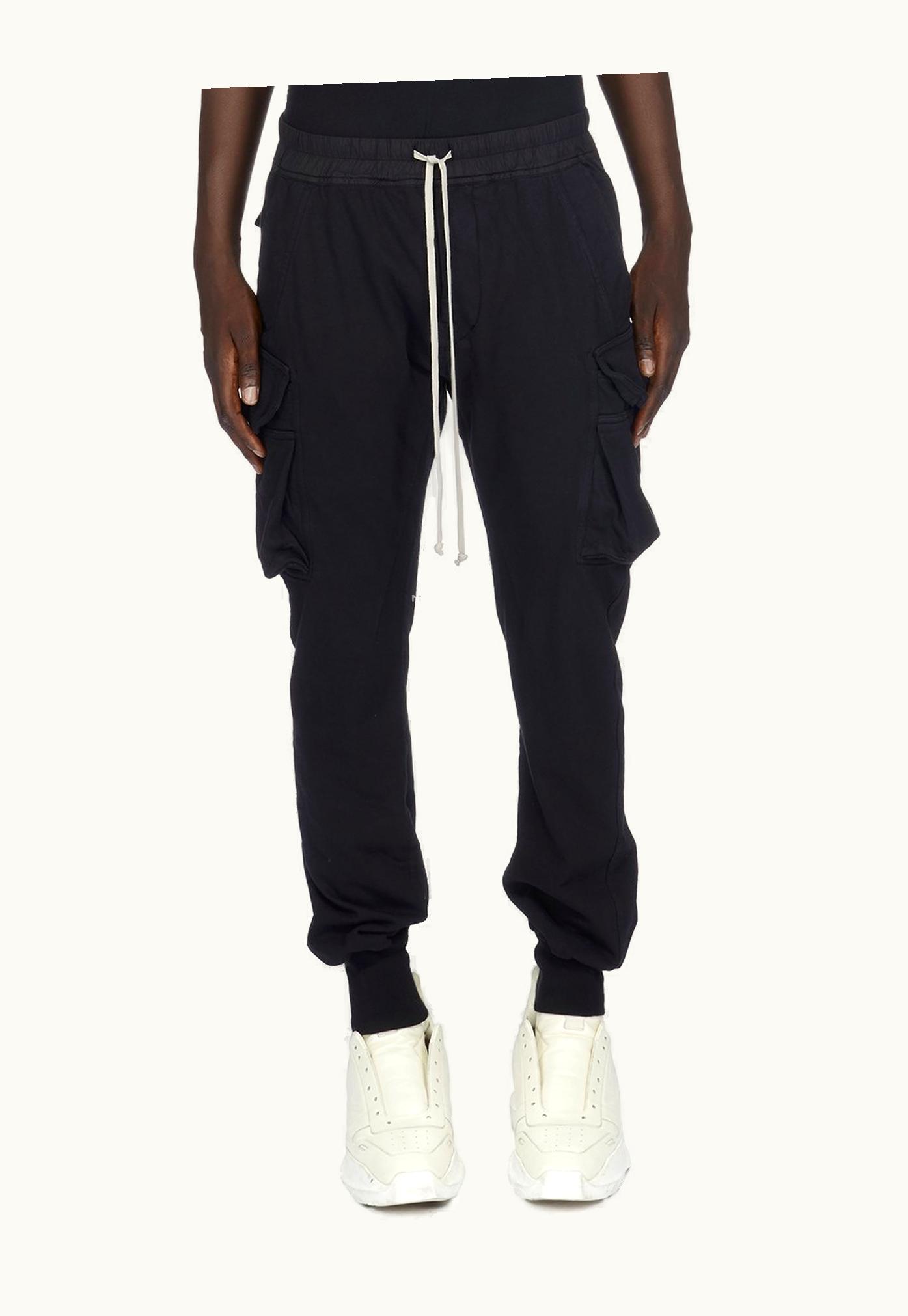 Rick Owens Rick Owens DRKSHDW FW23 Luxor Mastodon Cut In Black Compact Heavy Cotton Jersey