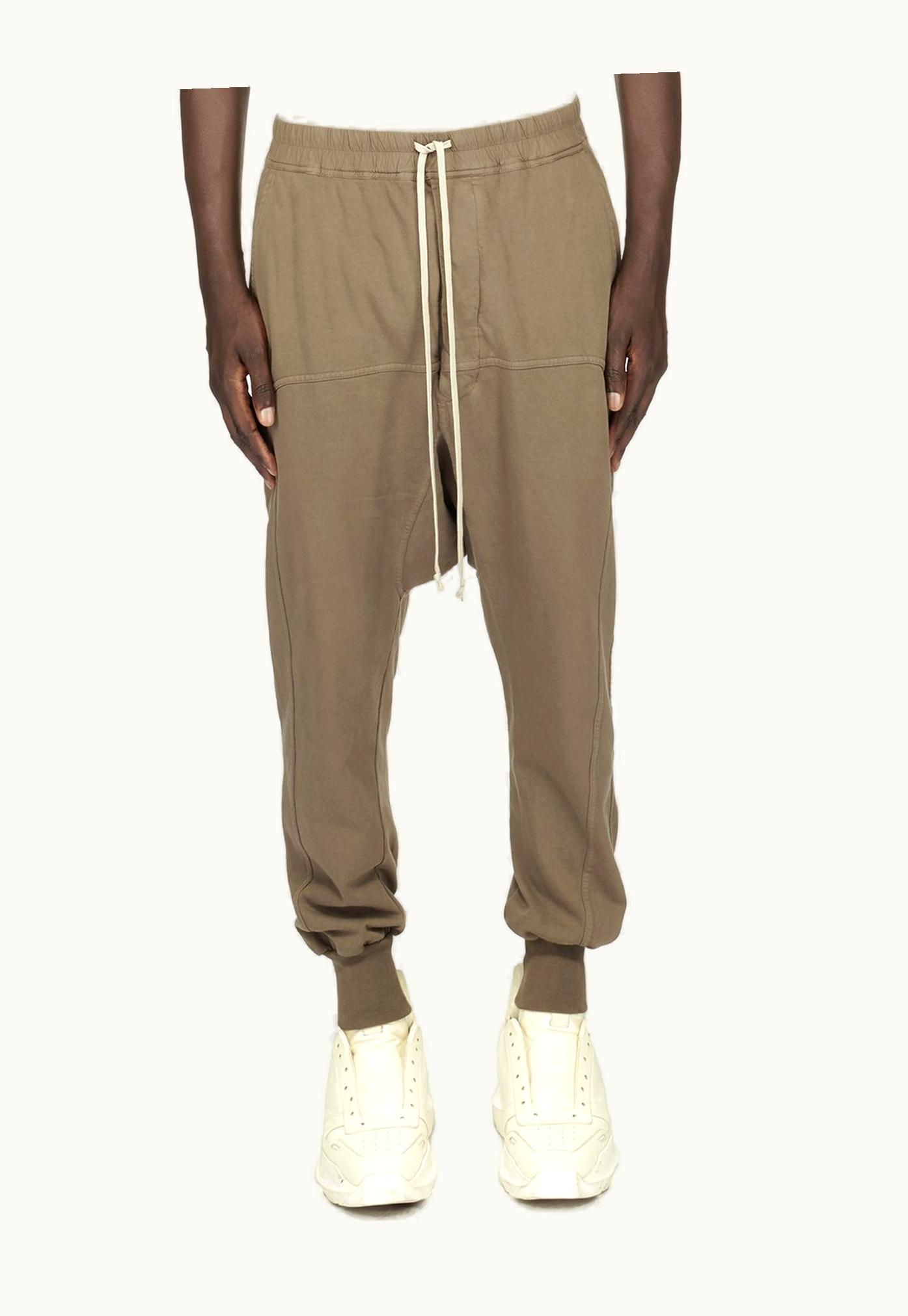 Rick Owens Rick Owens DRKSHDW FW23 Luxor Prisoner Drawstring In Dust Compact Heavy Cotton Jersey