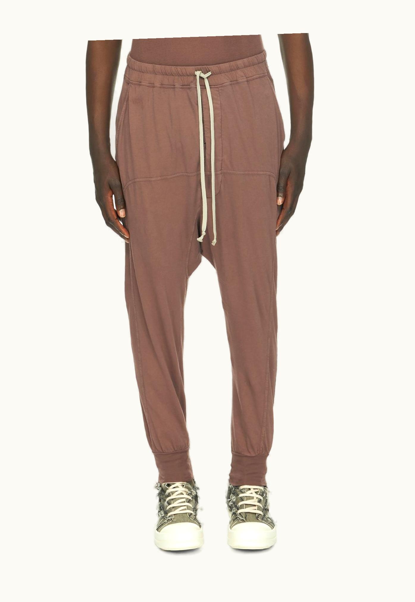 Rick Owens Rick Owens DRKSHDW FW23 Luxor Prisoner Drawstring In Mauve Medium Weight Cotton Jersey