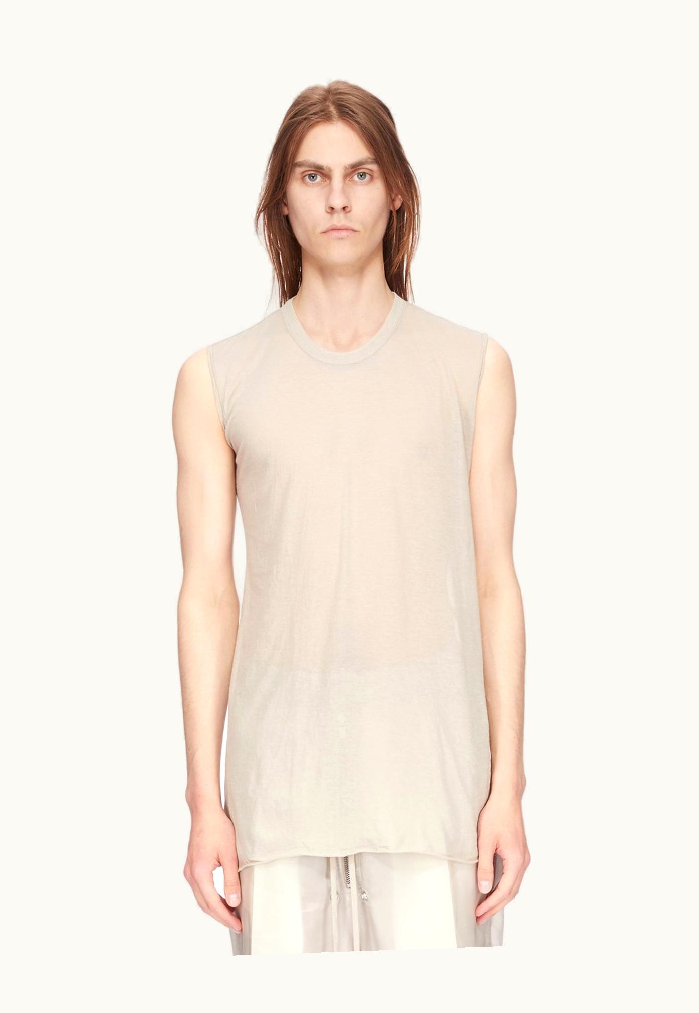 Rick Owens Rick Owens SS24 Lido Basic Sl T In Pearl Unstable Cotton