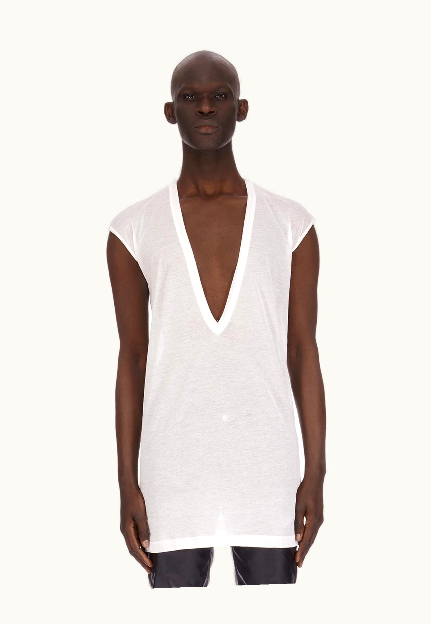 Rick Owens Rick Owens SS24 Lido Dylan T In Milk Unstable Cotton