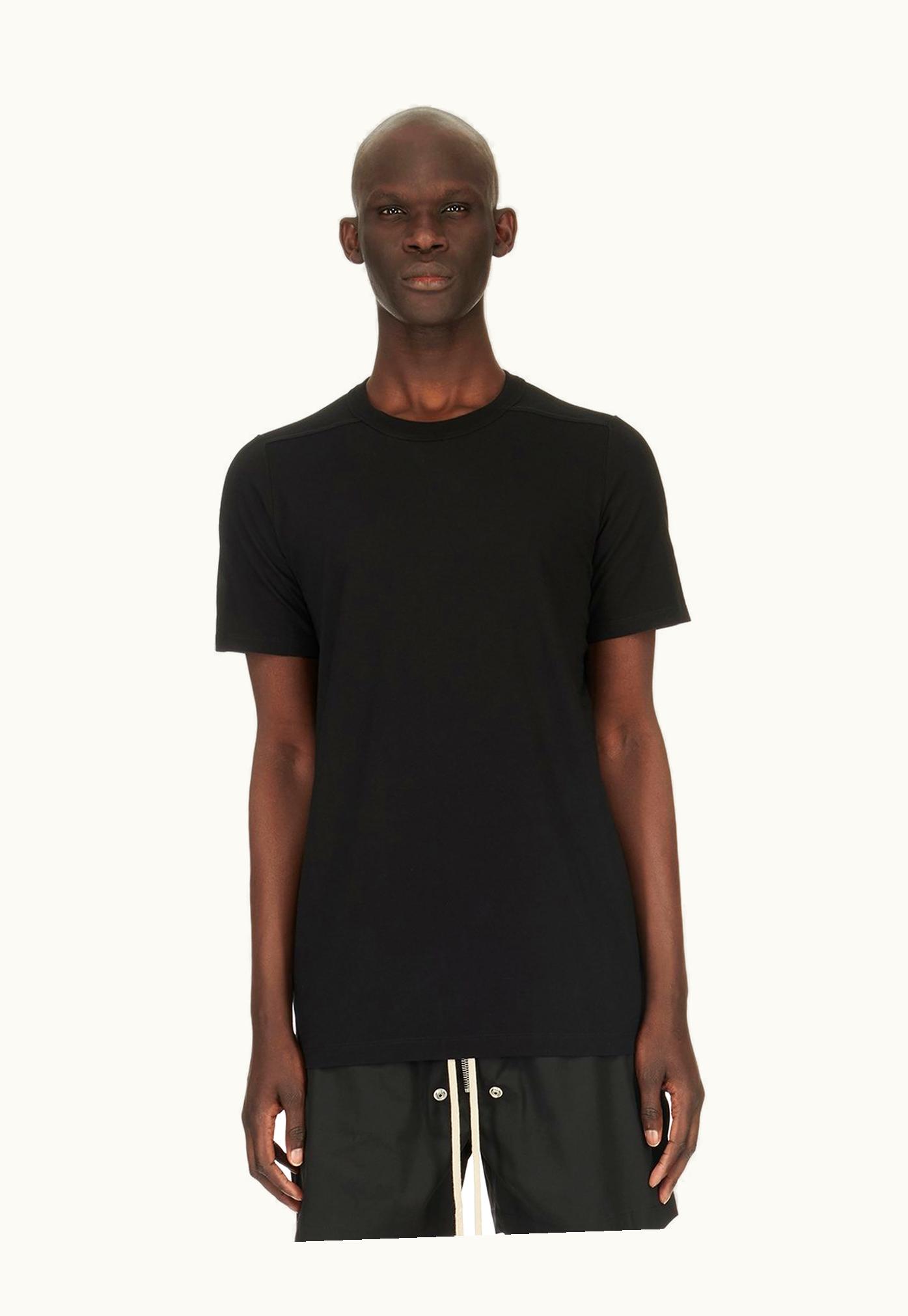 Rick Owens Rick Owens SS24 Lido Level T In Black Classic Cotton Jersey