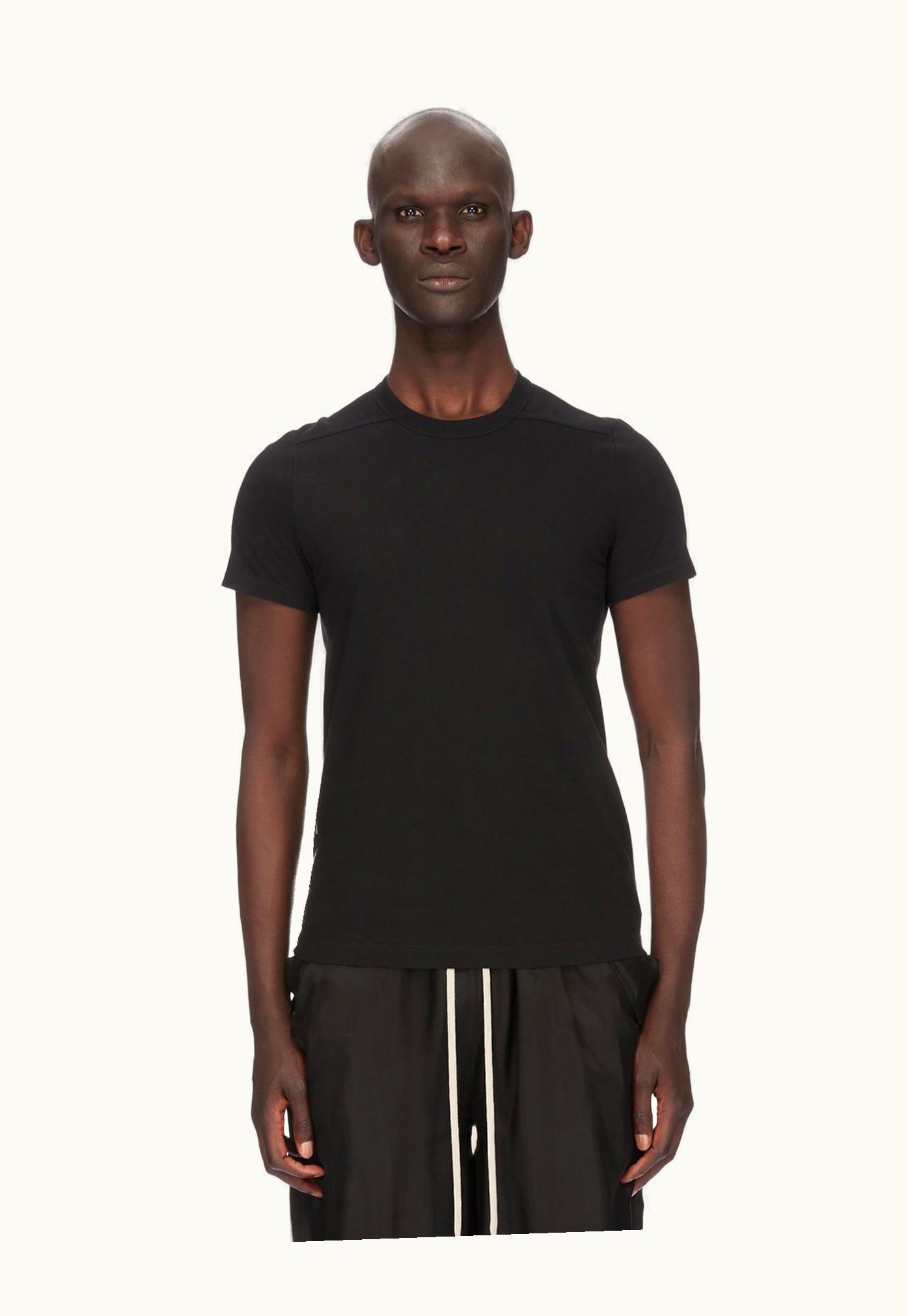 Rick Owens Rick Owens SS24 Lido Short Level T In Black Classic Cotton Jersey