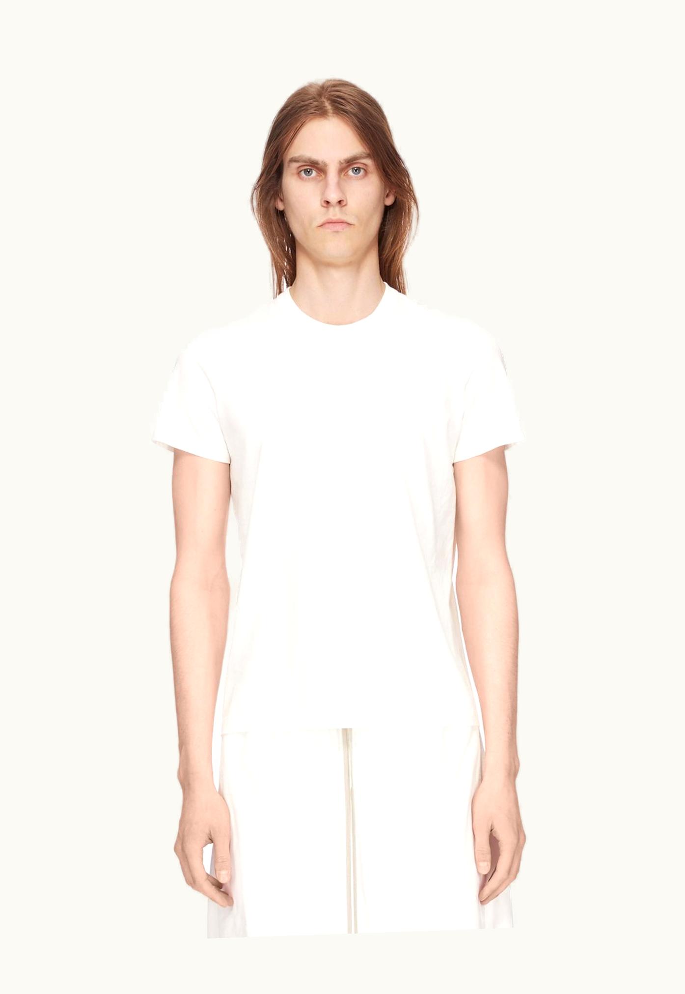 Rick Owens Rick Owens SS24 Lido Short Level T In Milk Classic Cotton Jersey