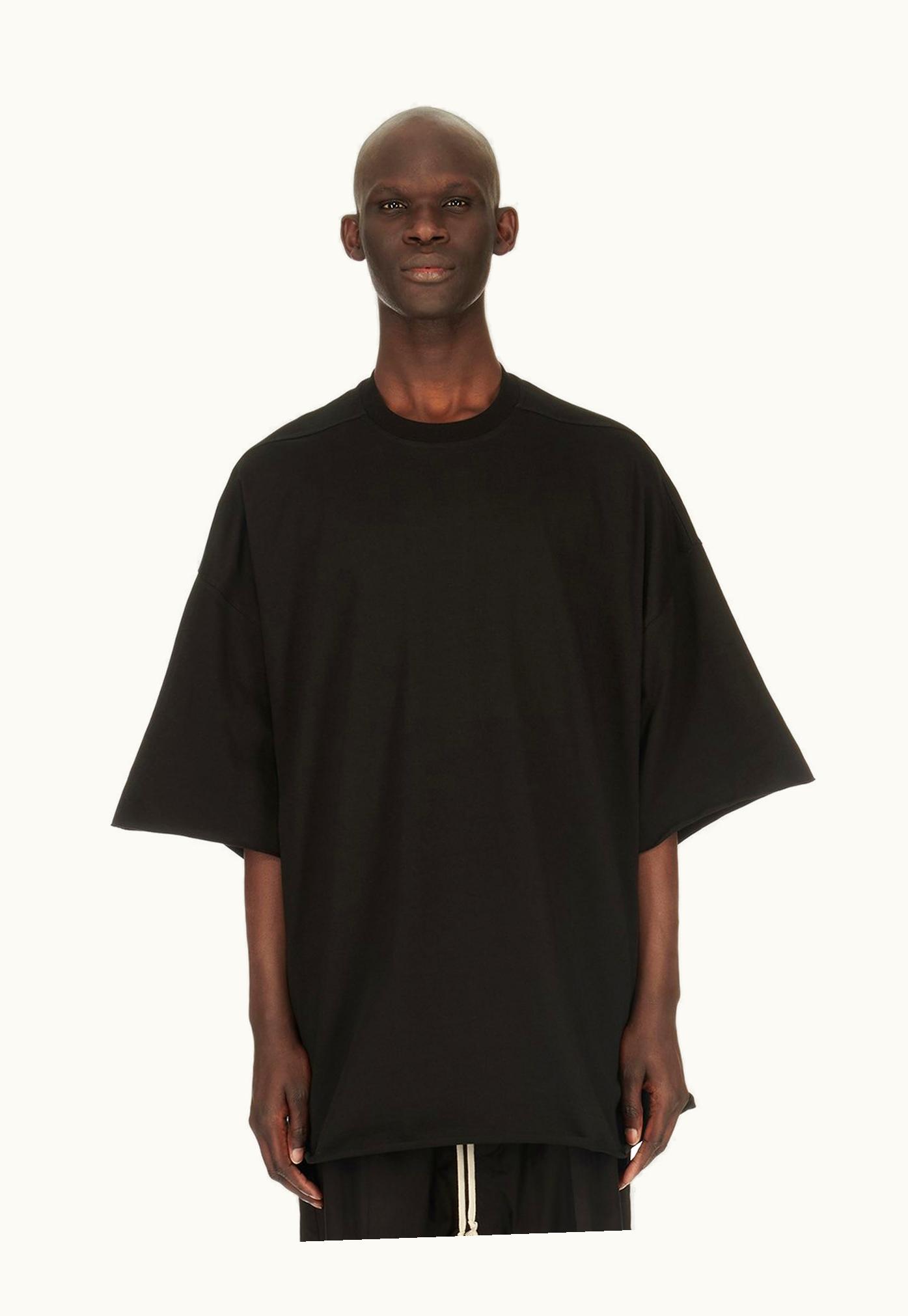 Rick Owens Rick Owens SS24 Lido Tommy T In Black Heavy Jersey