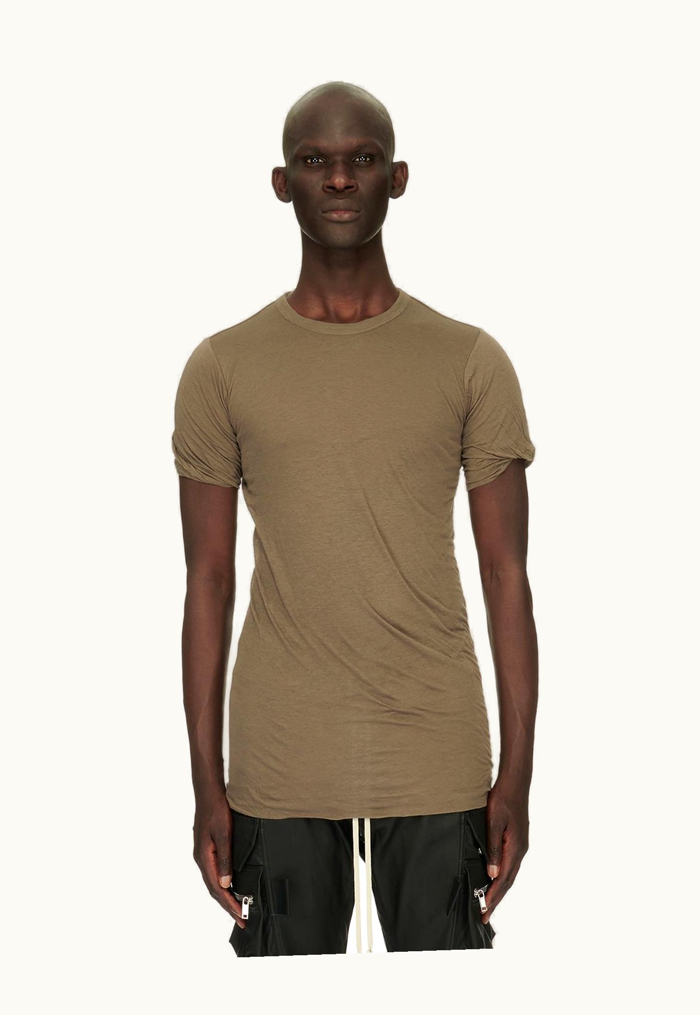 Rick Owens Rick Owens FW23 Luxor Double SS T In Dust Grey Unstable Cotton