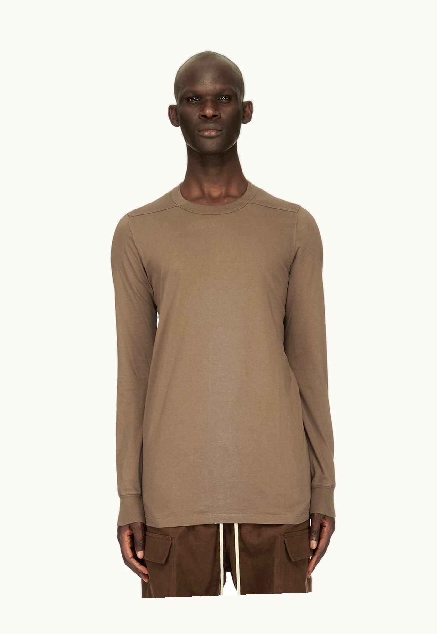 Rick Owens Rick Owens FW23 Luxor Level Ls T In Dust Classic Cotton Jersey
