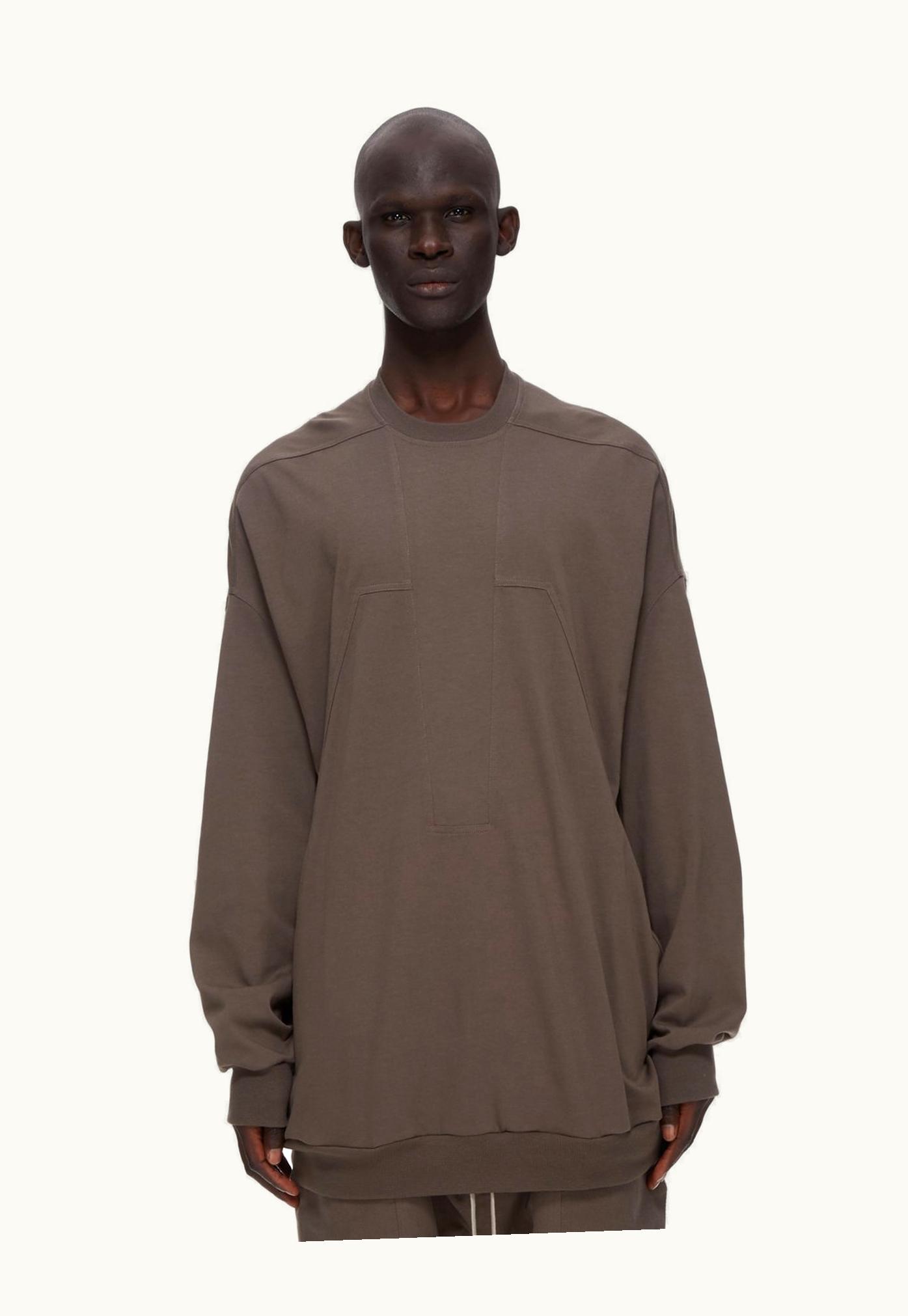 Rick Owens Rick Owens FW23 Luxor Splintered Peter In Dust Grey Heavy Jersey