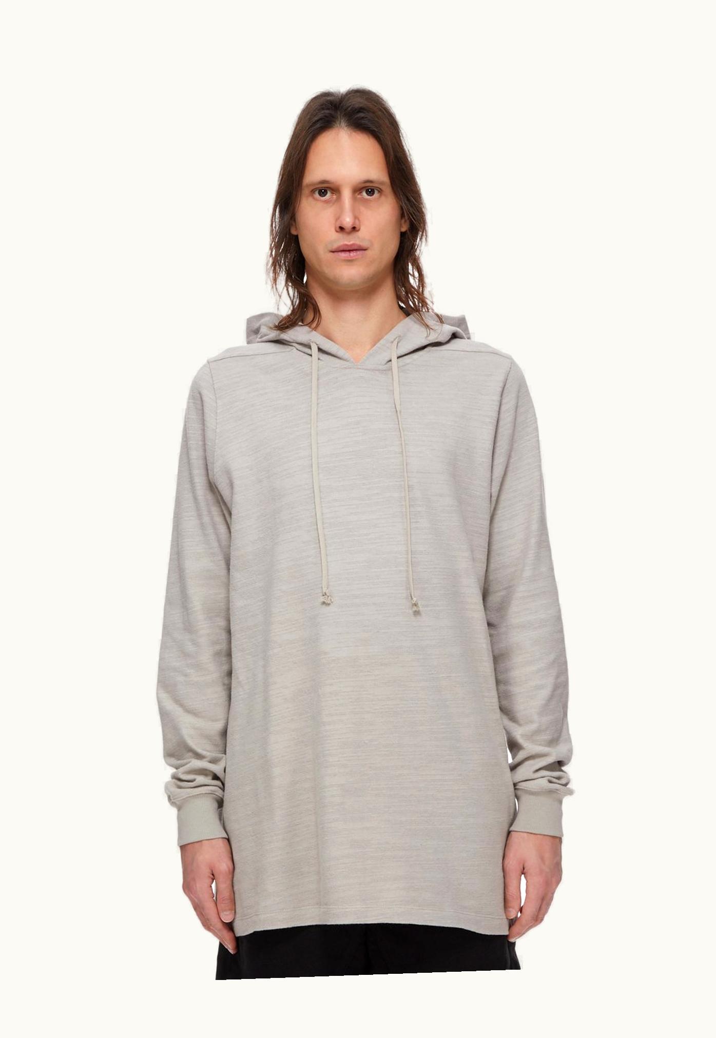 Rick Owens Rick Owens FW23 Luxor Hoodie In Pearl Bigarzato Jersey