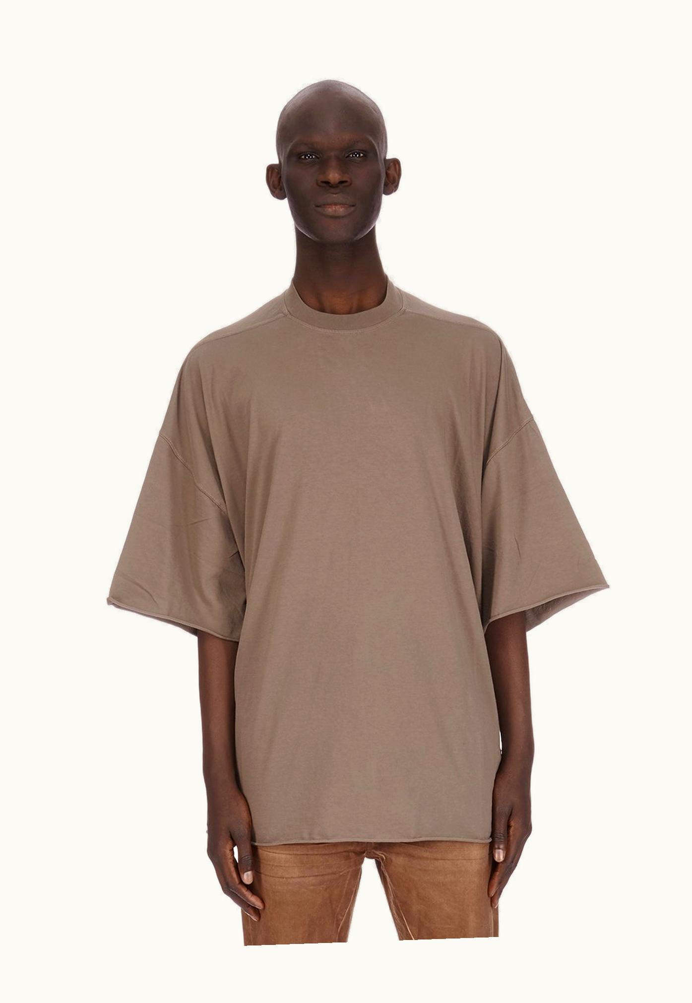 Rick Owens Rick Owens DRKSHDW SS24 Lido Tommy T In Dust Medium Weight Cotton Jersey