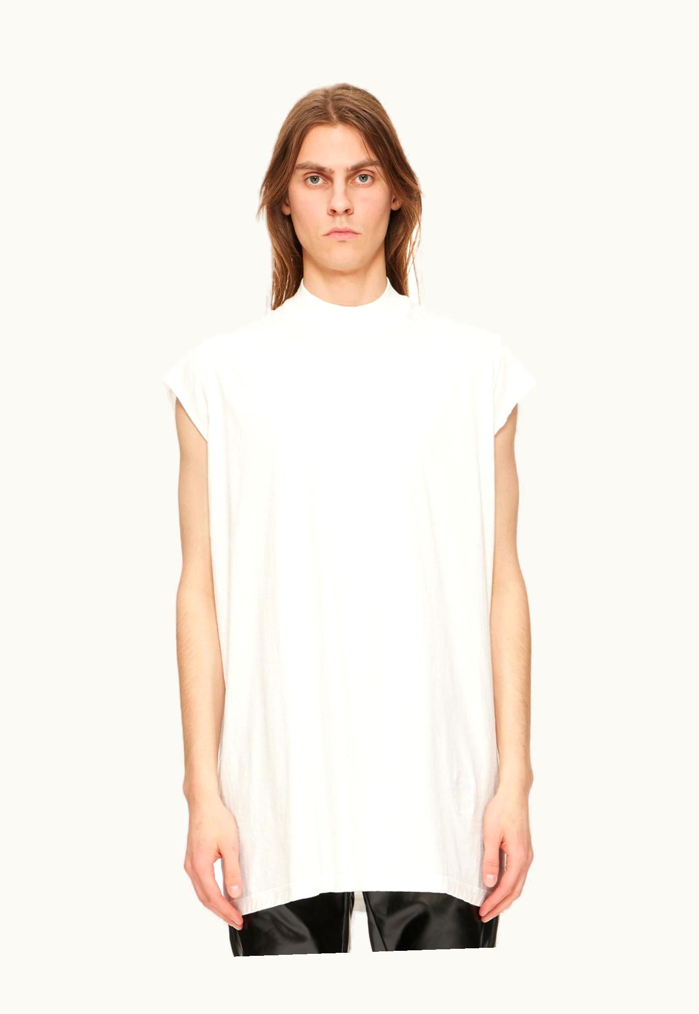 Rick Owens Rick Owens DRKSHDW FW23 Luxor Jumbo Sl T In Milk Medium Weight Cotton Jersey