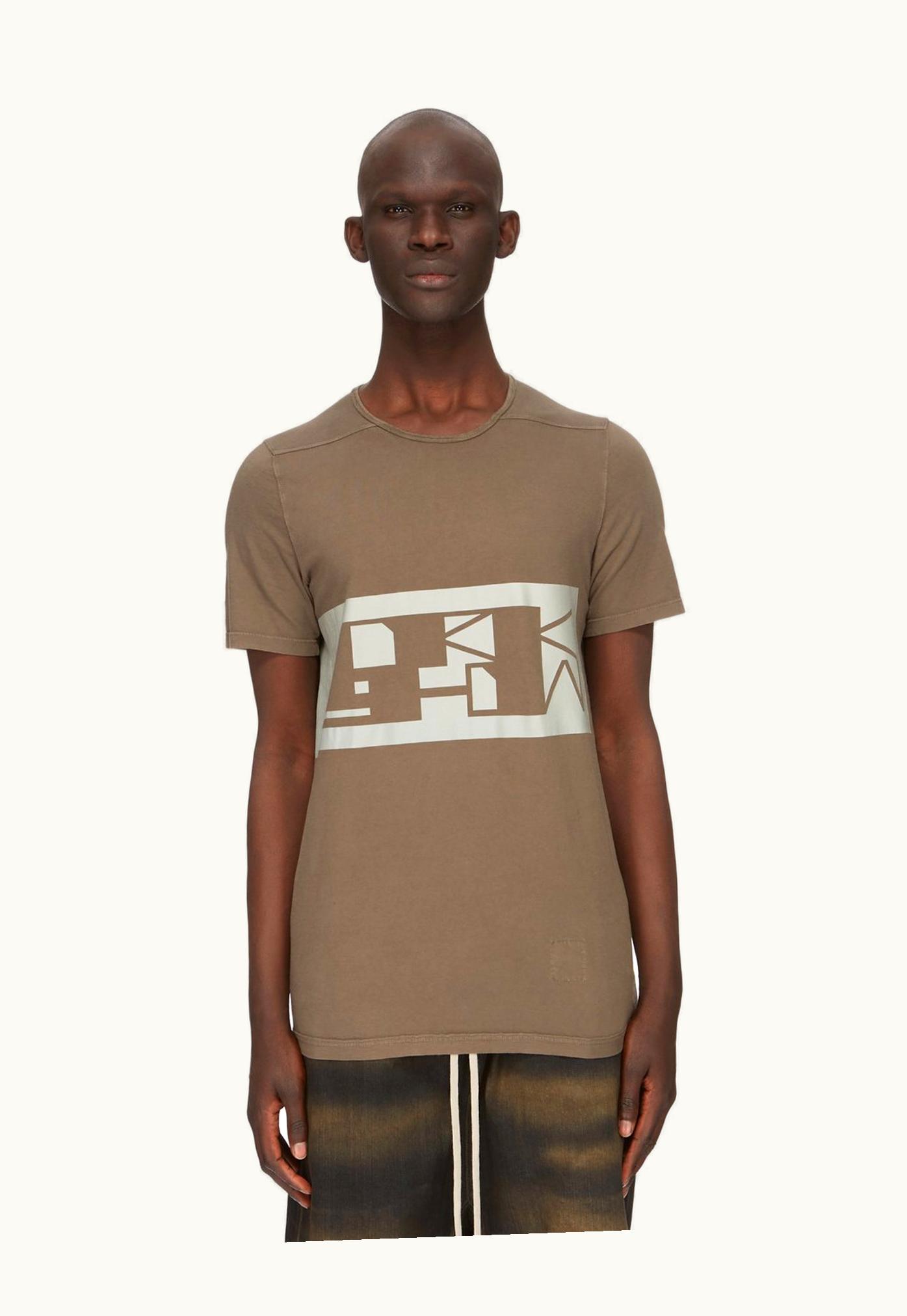 Rick Owens Rick Owens FW23 Luxor Level T In Dust And Pearl Medium Weight Cotton Jersey