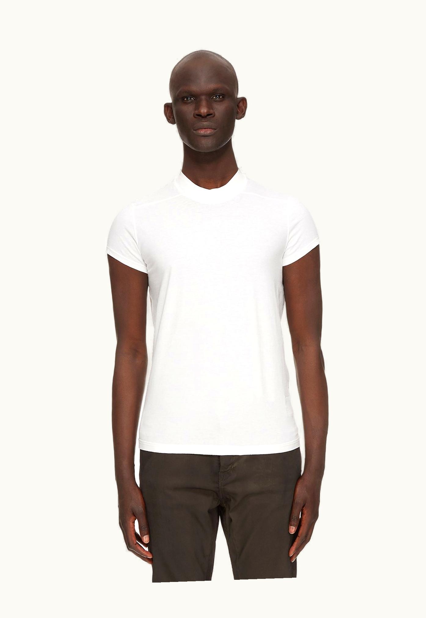 Rick Owens Rick Owens FW23 Luxor Small Level T In Milk Medium Weight Cotton Jersey
