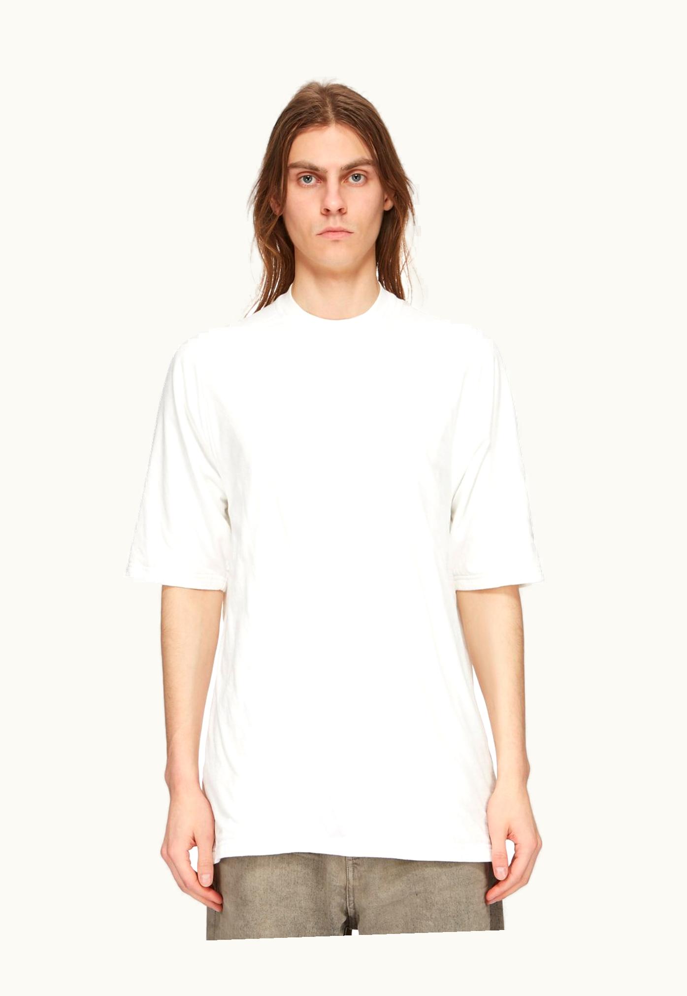 Rick Owens Rick Owens FW23 Luxor Tommy T In Milk Medium Weight Cotton Jersey