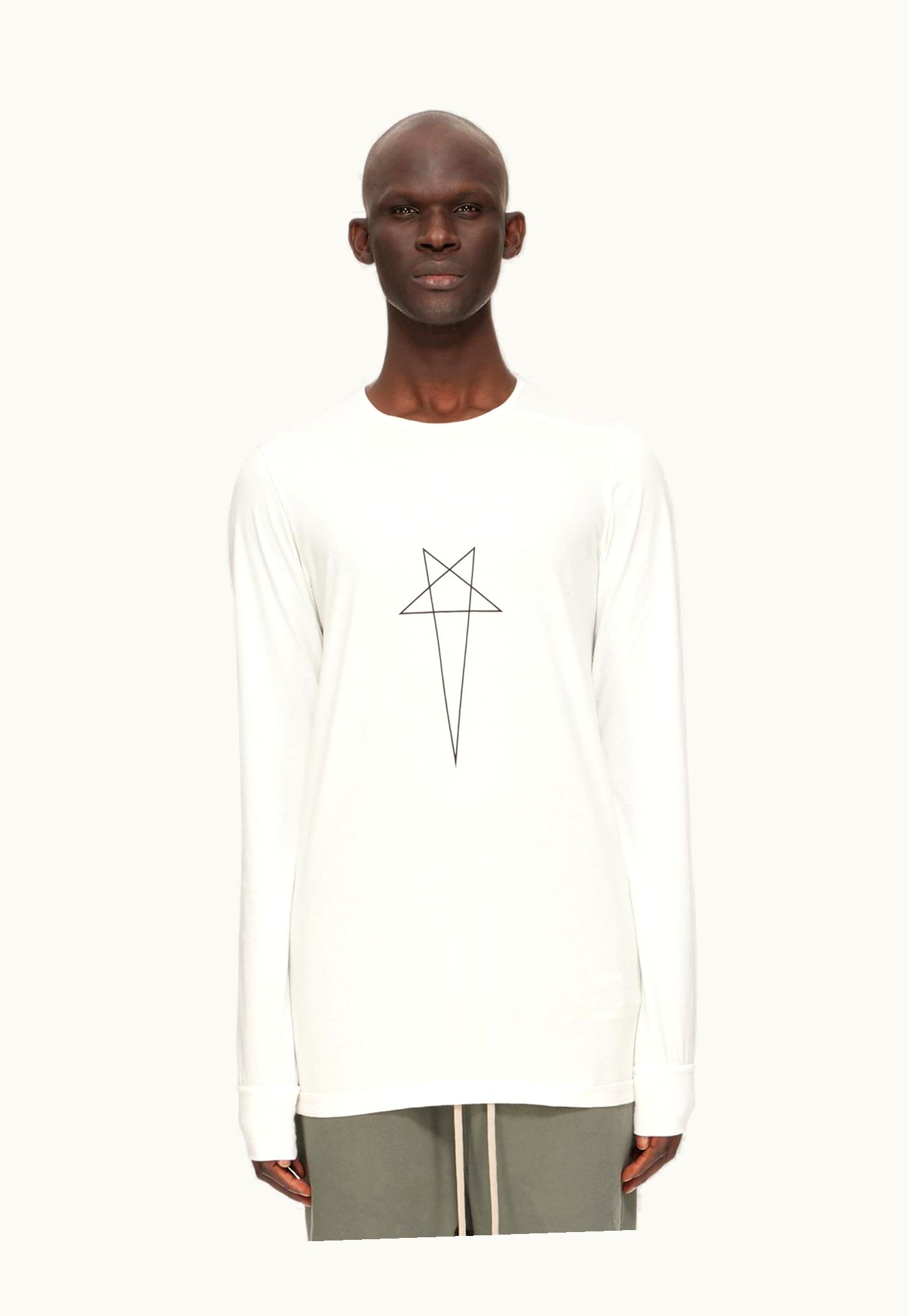 Rick Owens Rick Owens DRKSHDW FW23 Luxor Level Ls T In Medium Weight Cotton Jersey