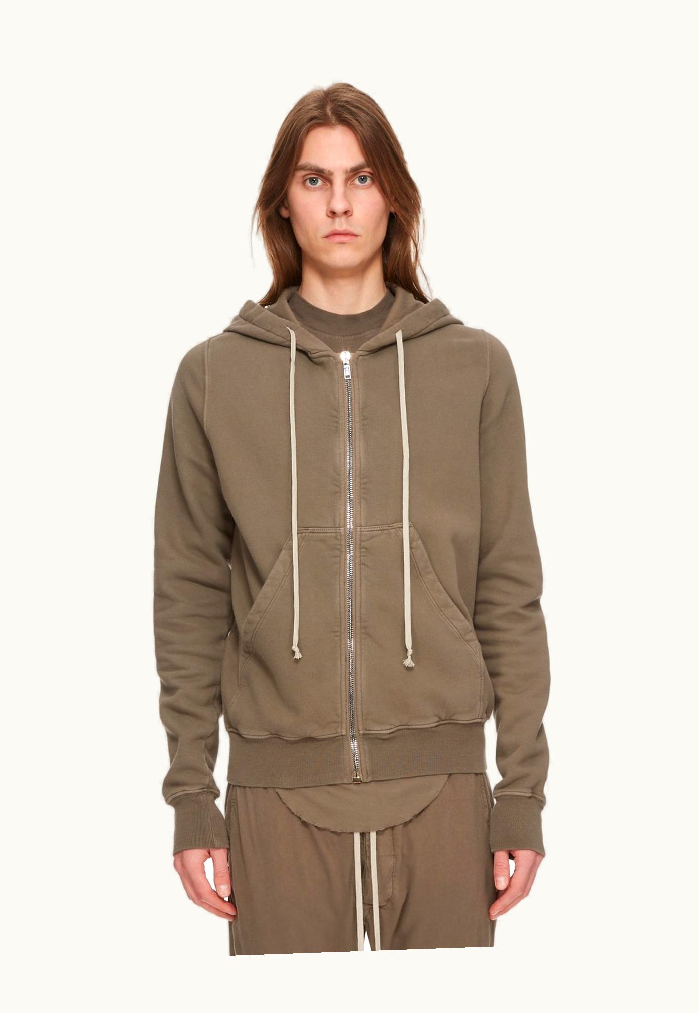 Rick Owens Rick Owens FW23 Luxor JASON's Hoodie In Dust And Pearl Furka Heavy Sweatshirt